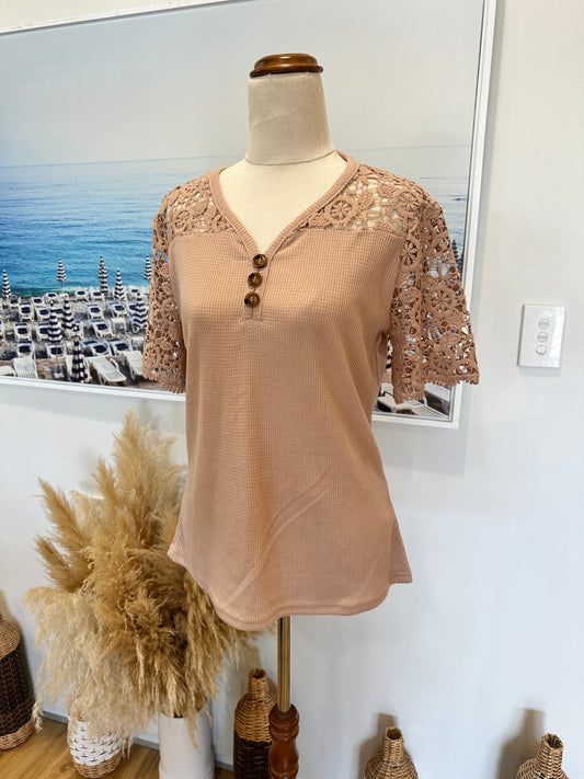 Blouse Small / Medium Beige