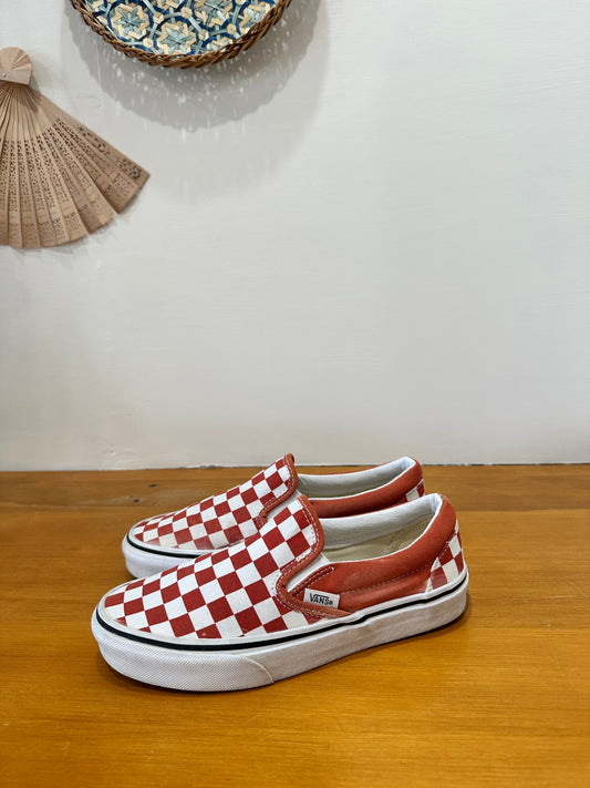 Vans Shoes - Size EU 37 - Rust and White [Signs of wear]