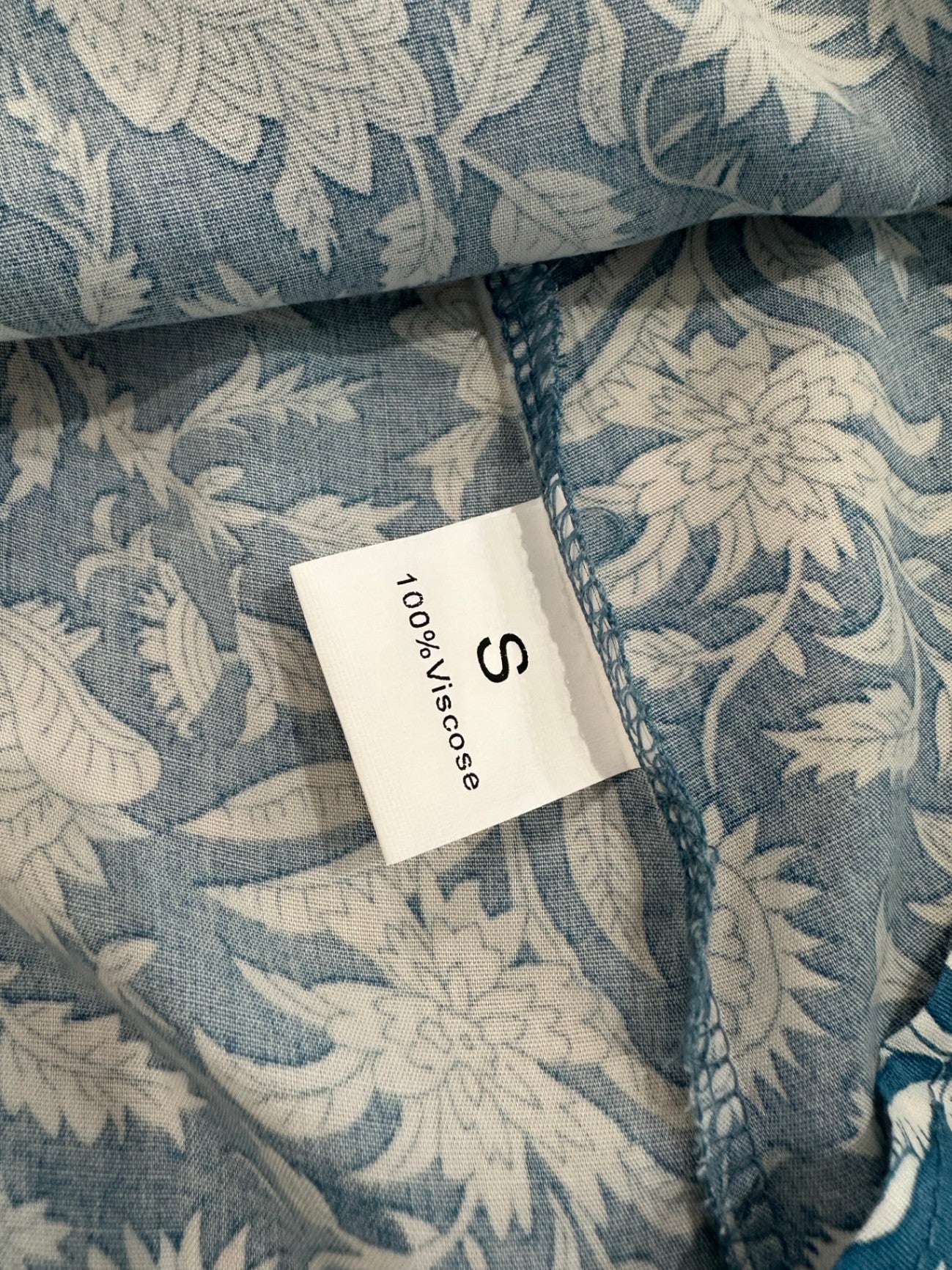 Bohemian Dress - Small - Blue and white