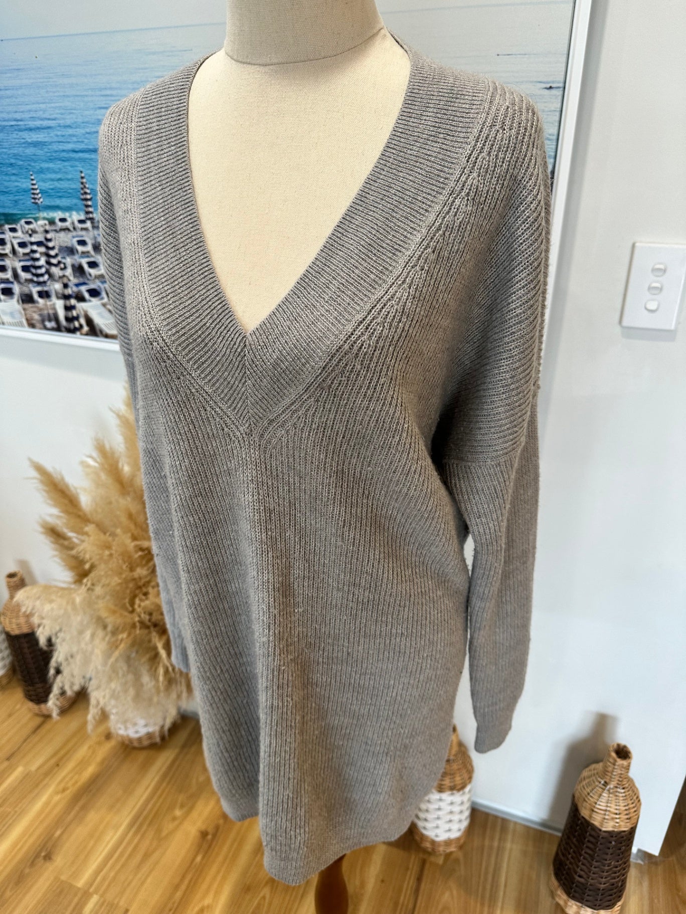 Witchery - Wool Blend Jumper - Medium - Grey