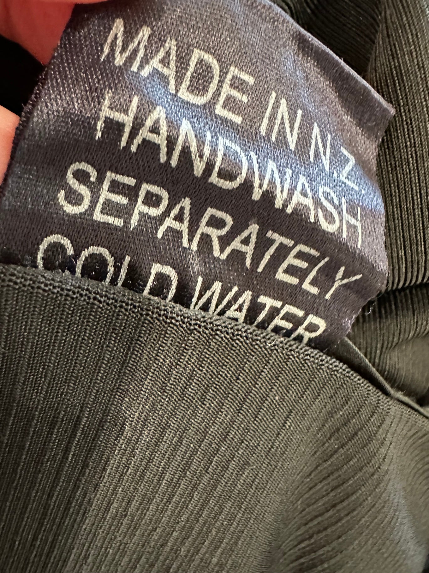 Flow - Made in New Zealand Dress - Small - Black w Feathers [Flaw on back]