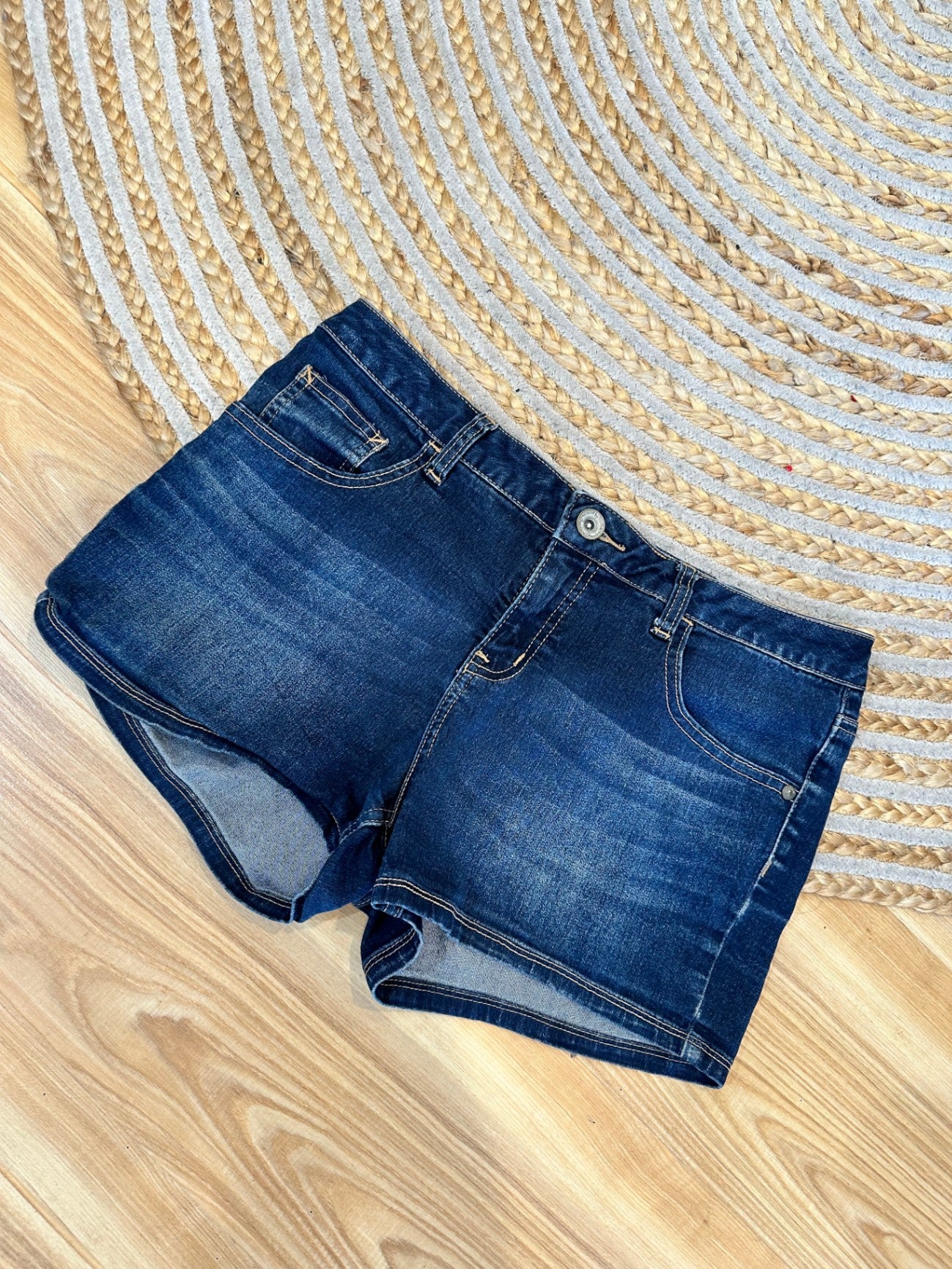 Justice - Denim Shorts - Small / Medium - Dark Blue