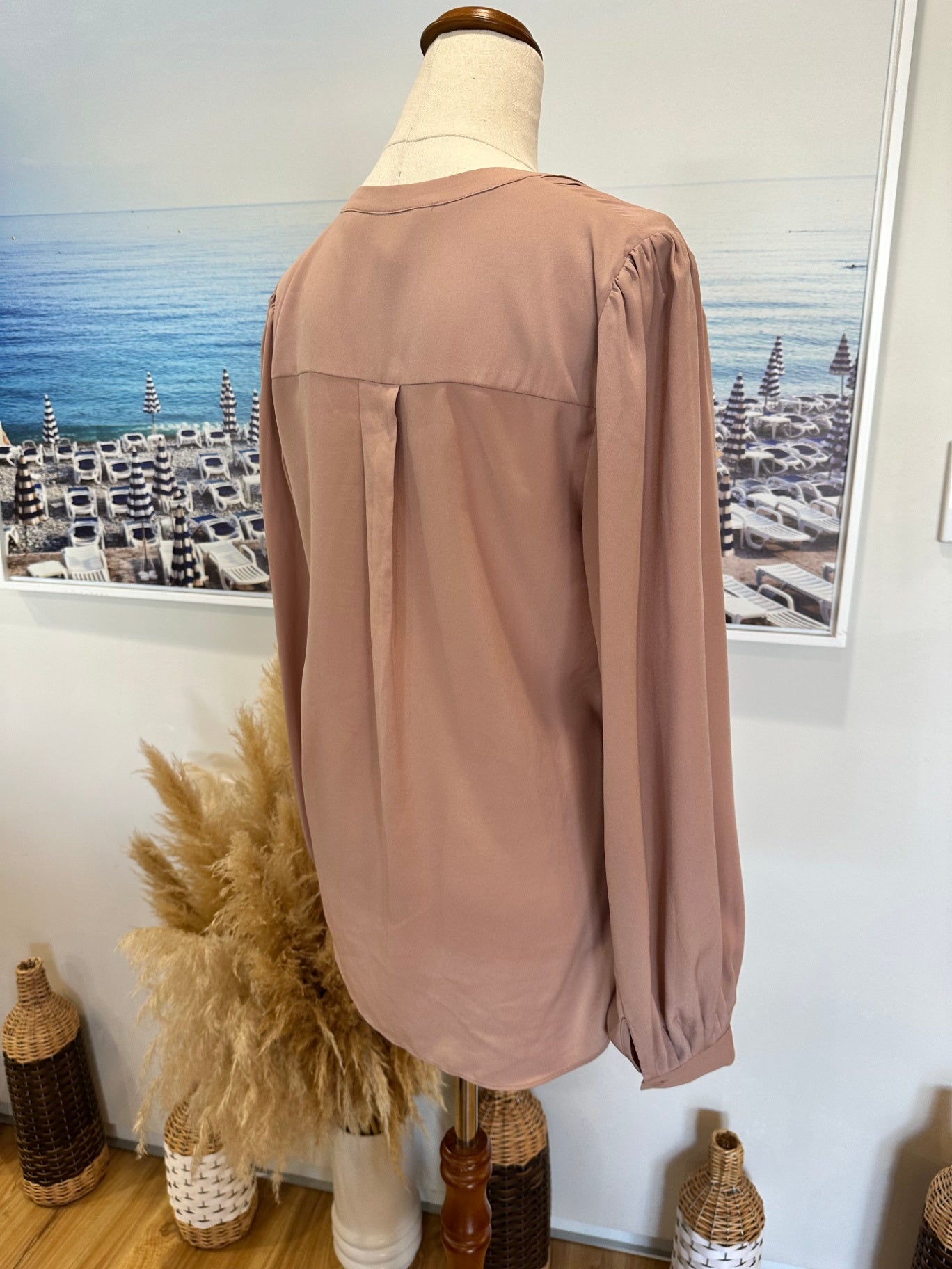 Forever New Blouse - Size 10 - Beige