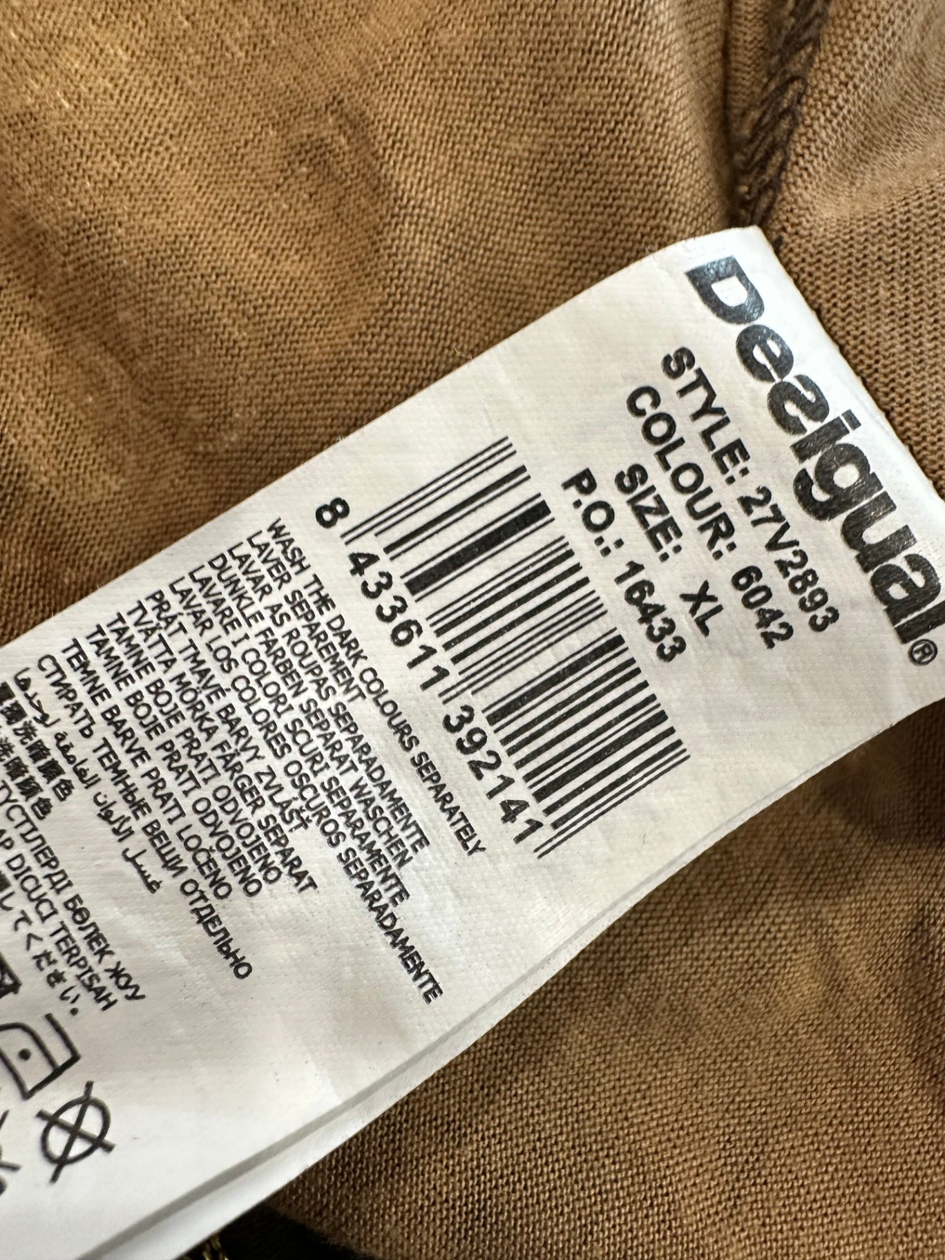 Desigual Dress - Size Small - Choc Brown