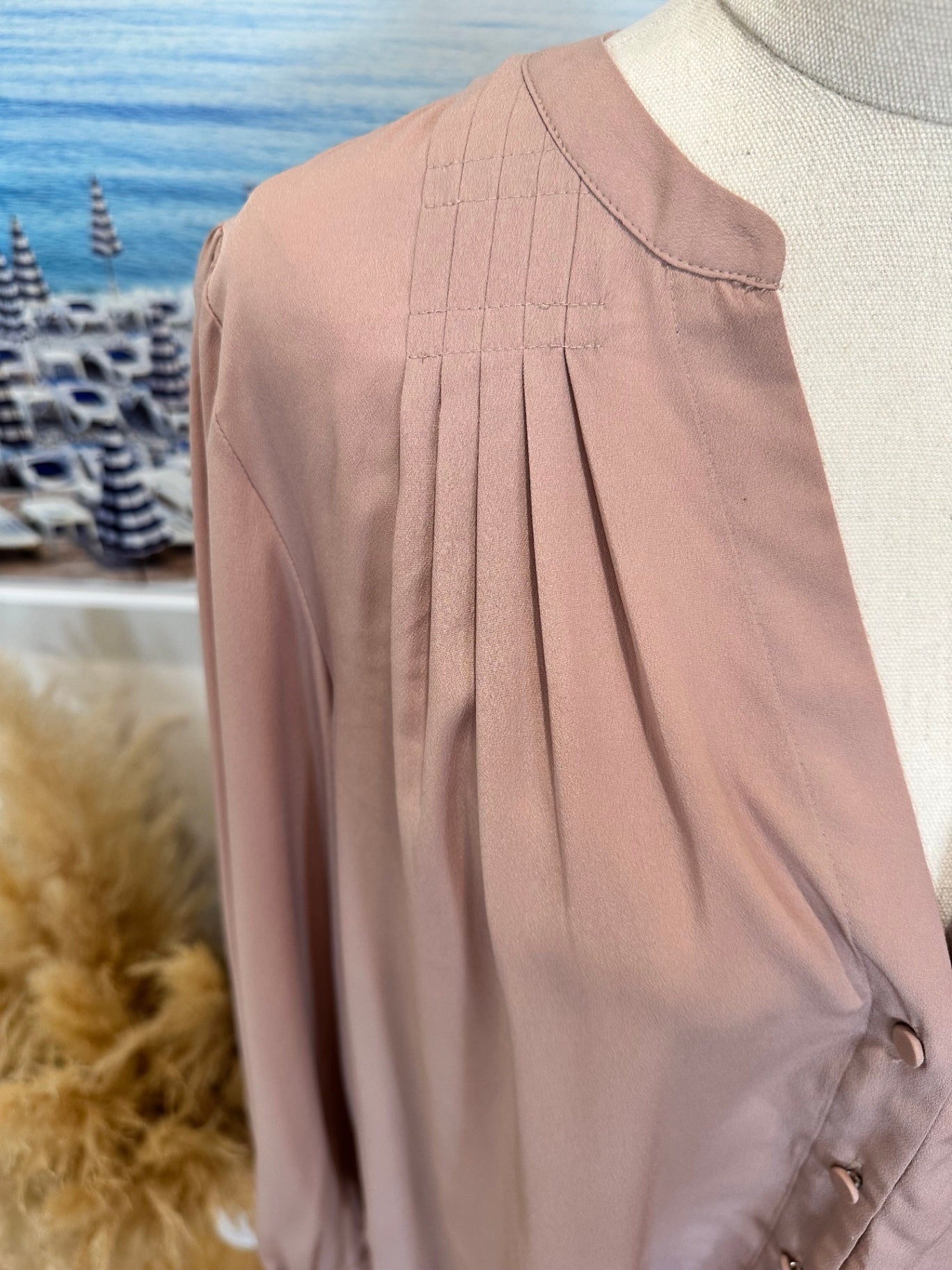 Forever New Blouse - Size 10 - Beige