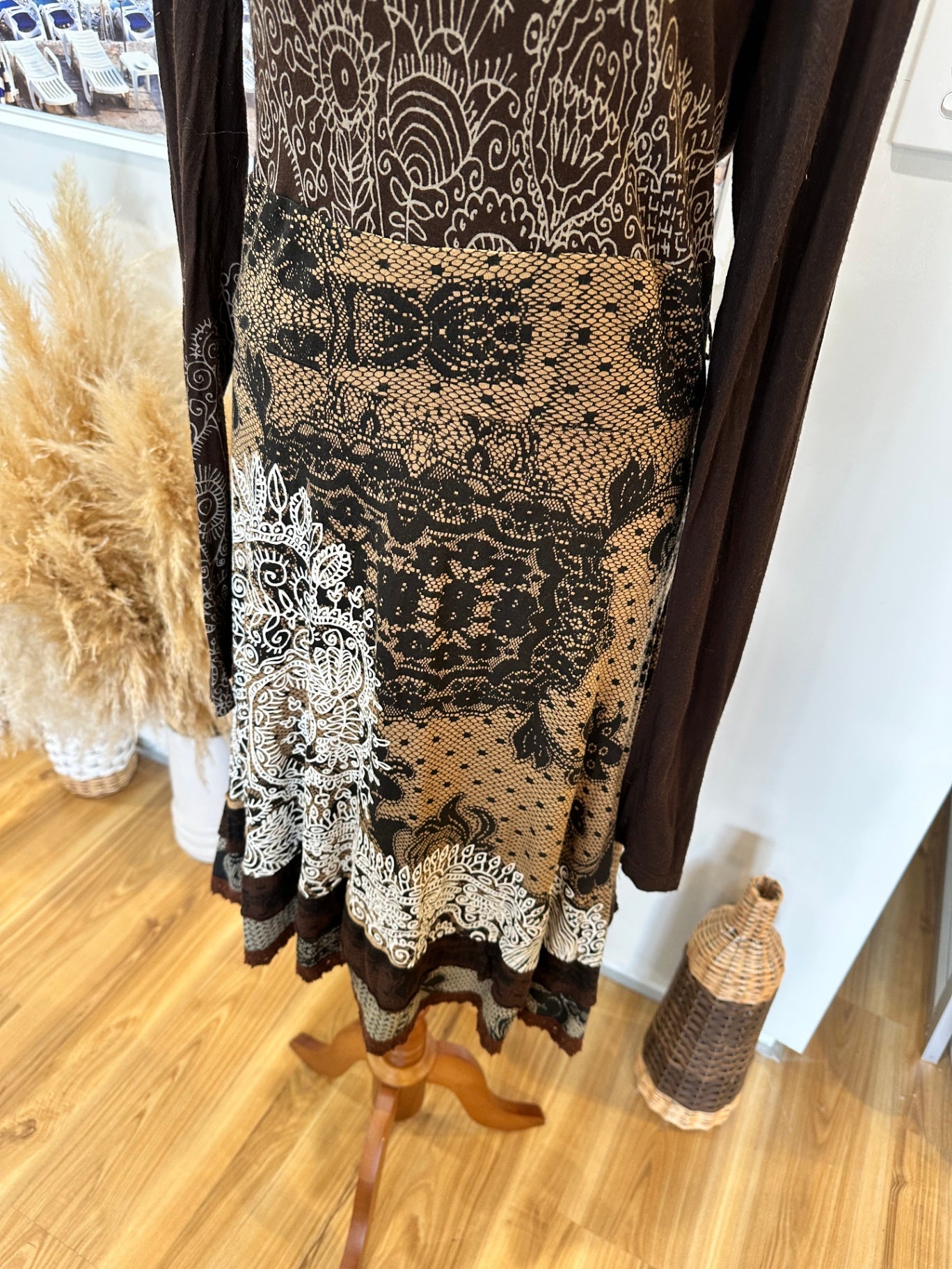 Desigual Dress - Size Small - Choc Brown