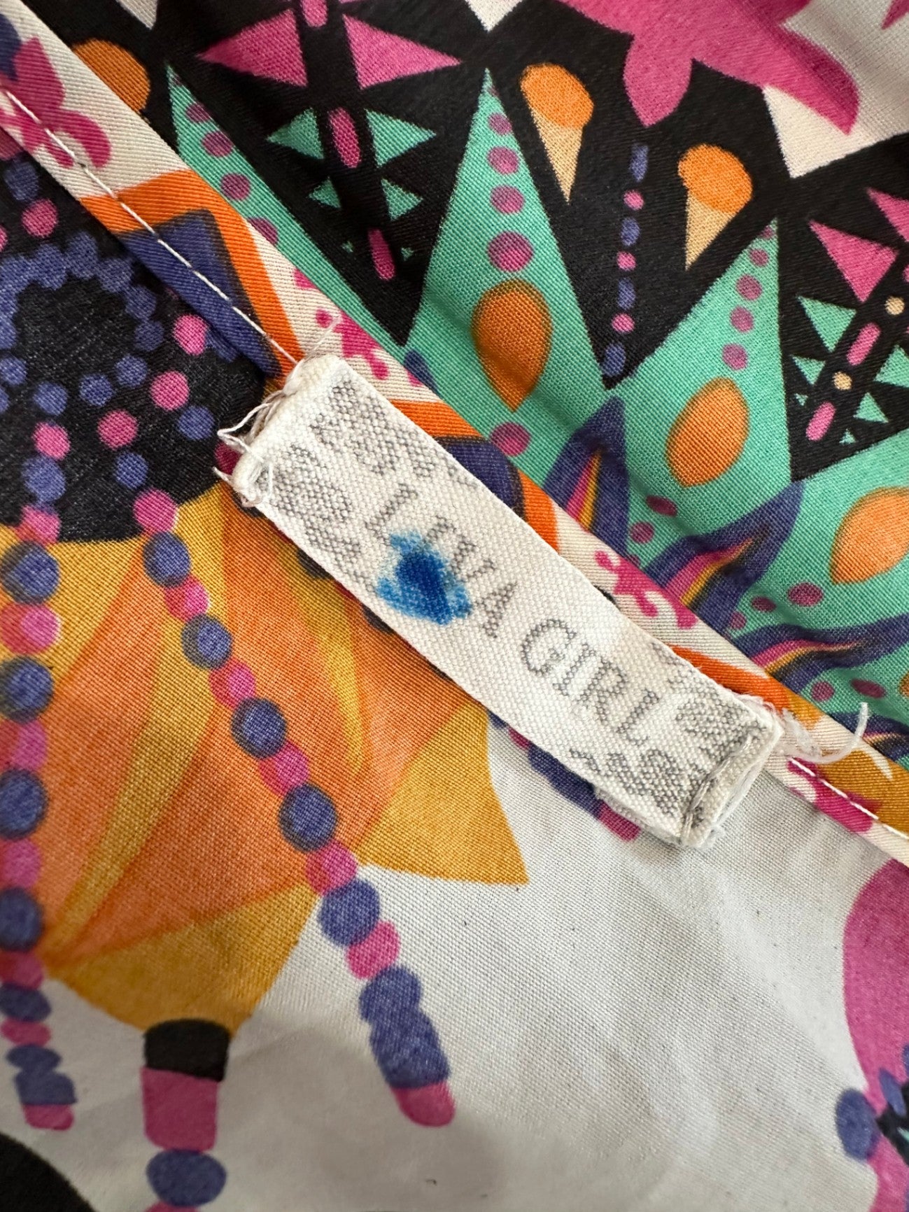 Mandala Blouse - Size Small - Multicolour