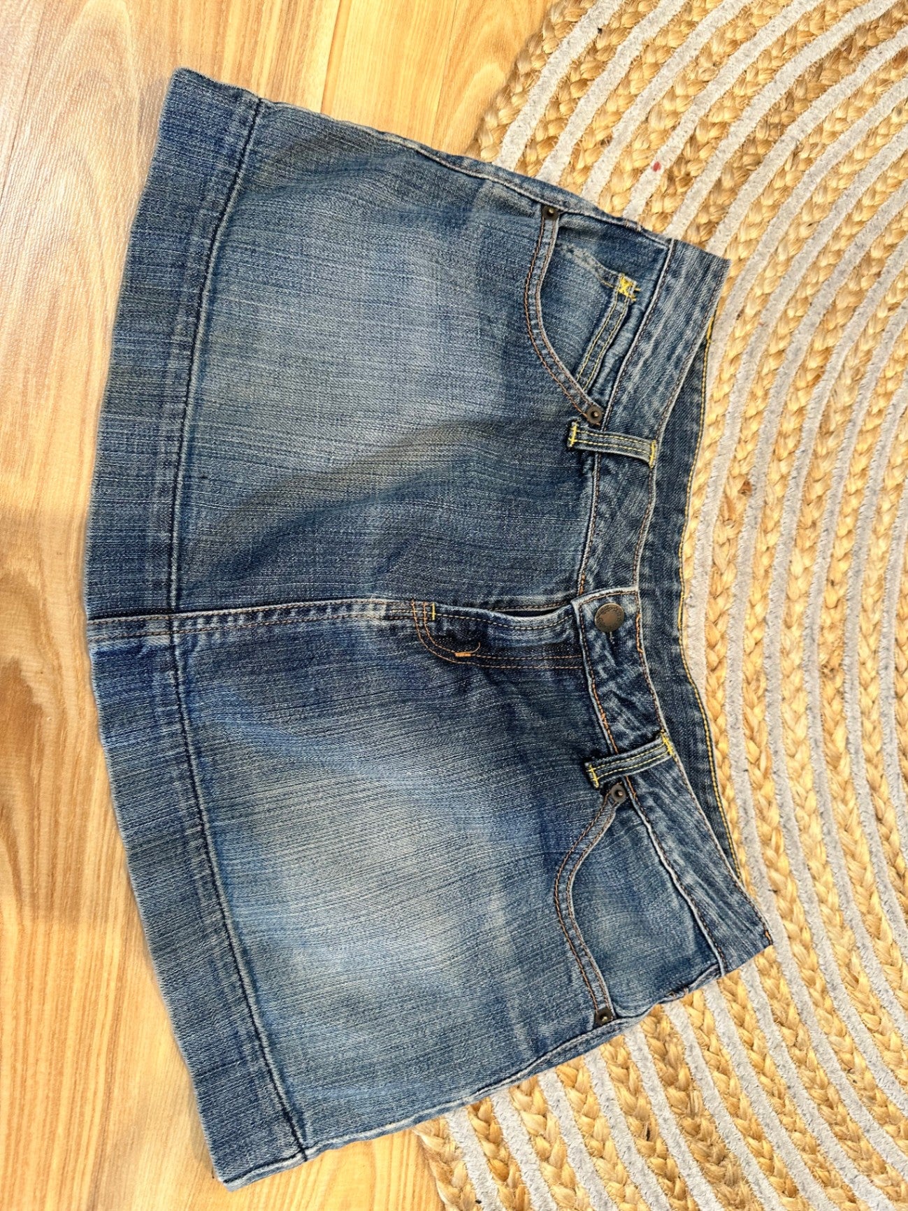 Witchery - Mini Skirt - Size 10 - Blue