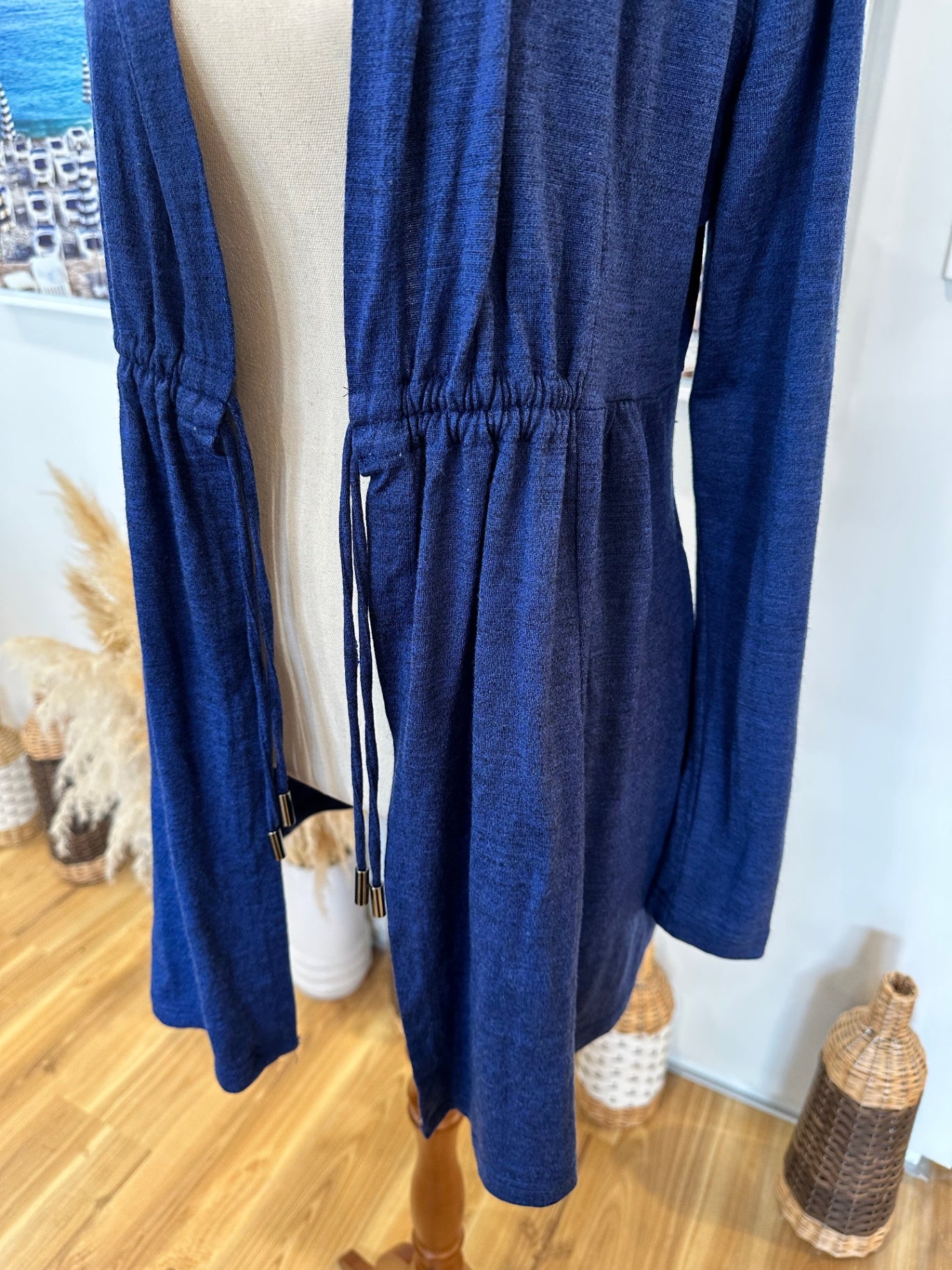 Max - Merino Cardigan - Medium - Blue