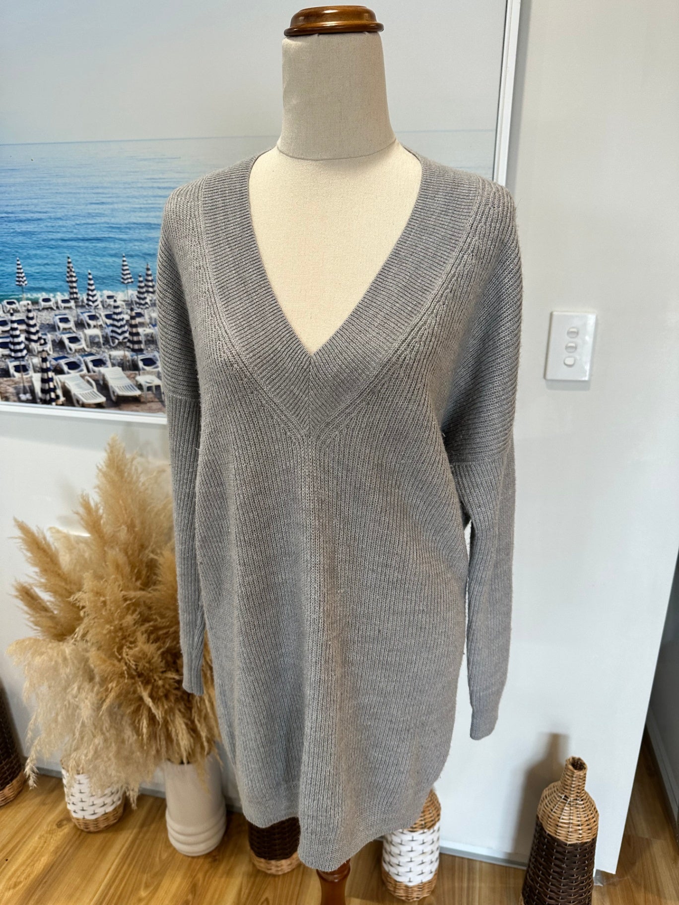 Witchery - Wool Blend Jumper - Medium - Grey