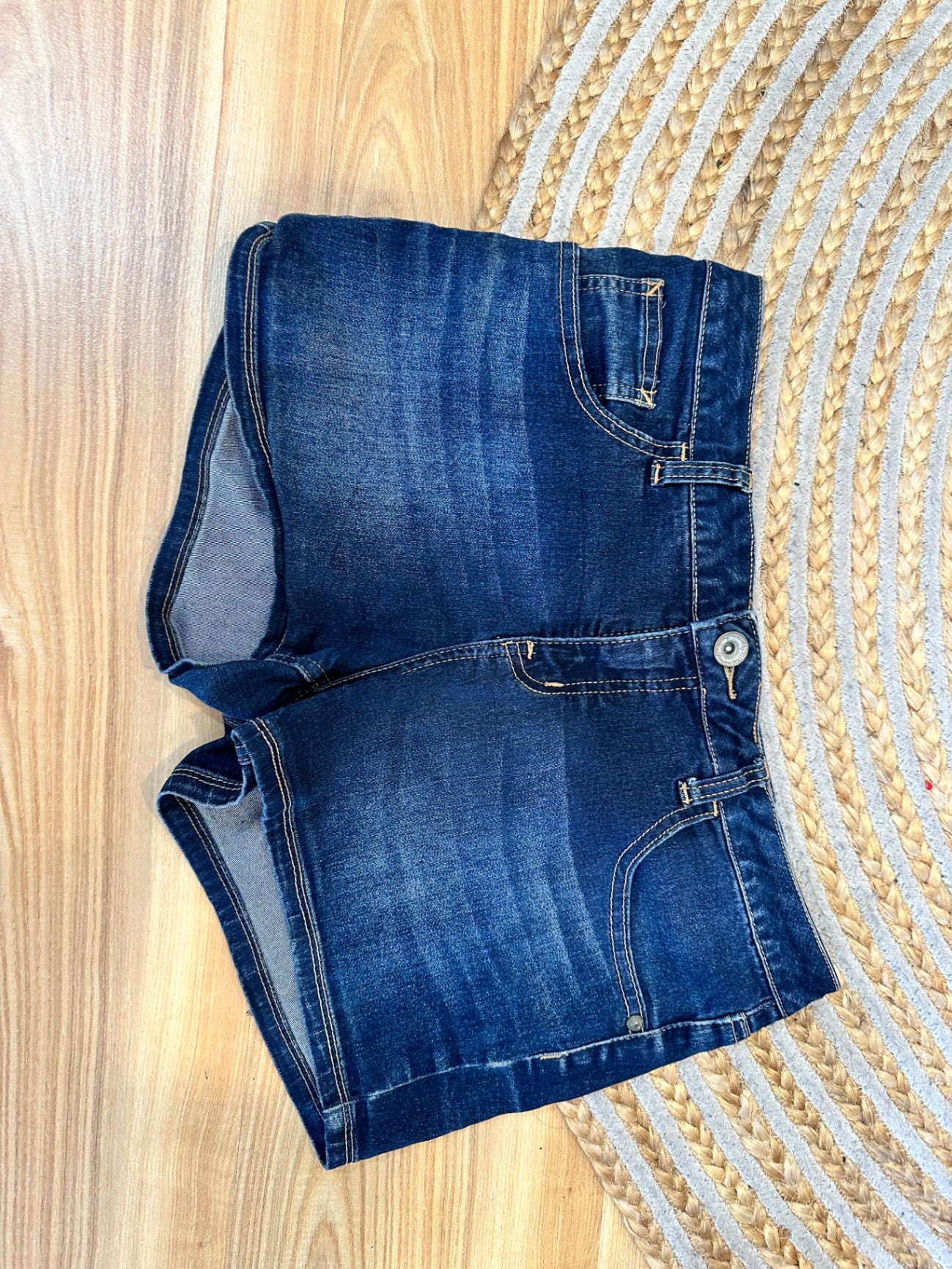 Justice - Denim Shorts - Small / Medium - Dark Blue