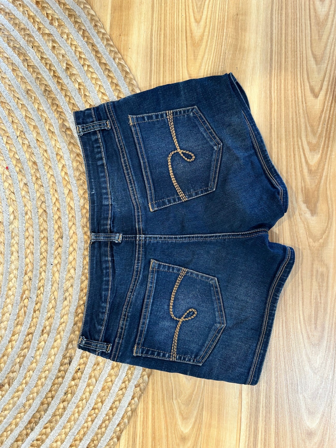 Justice - Denim Shorts - Small / Medium - Dark Blue