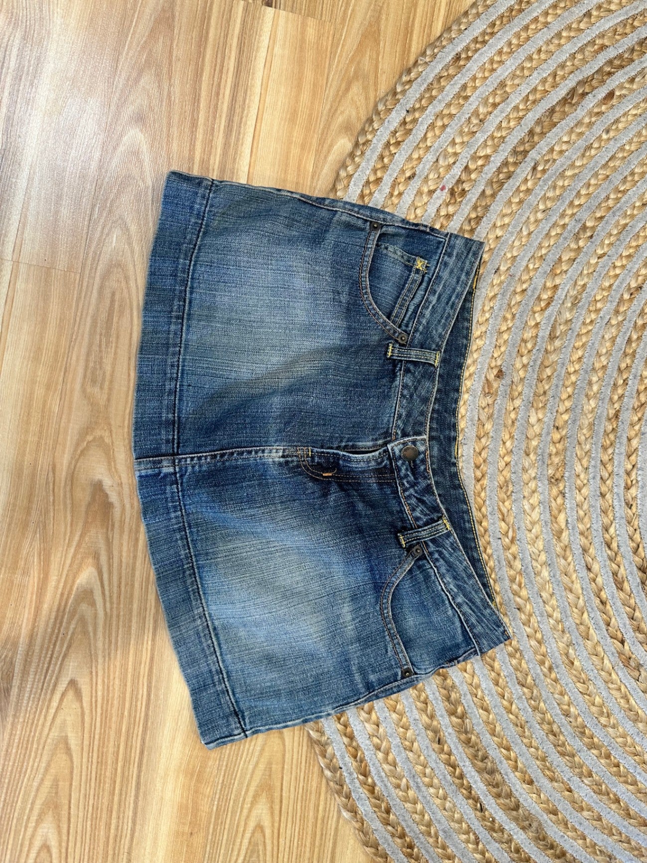 Witchery - Mini Skirt - Size 10 - Blue