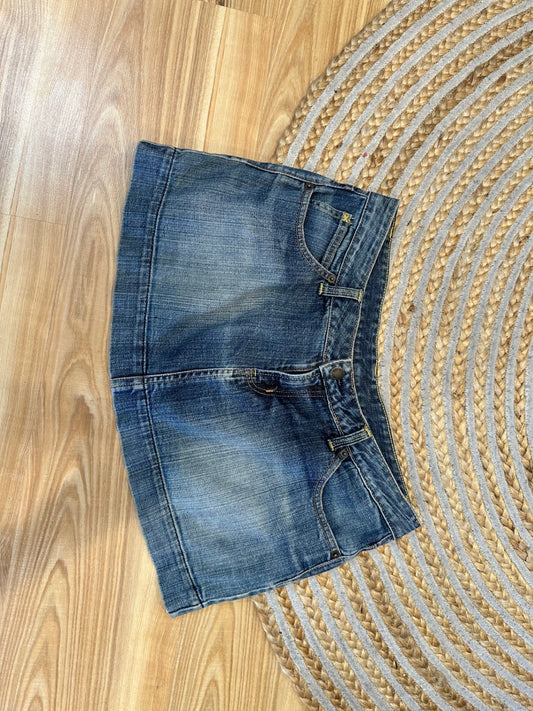 Witchery - Mini Skirt - Size 10 - Blue