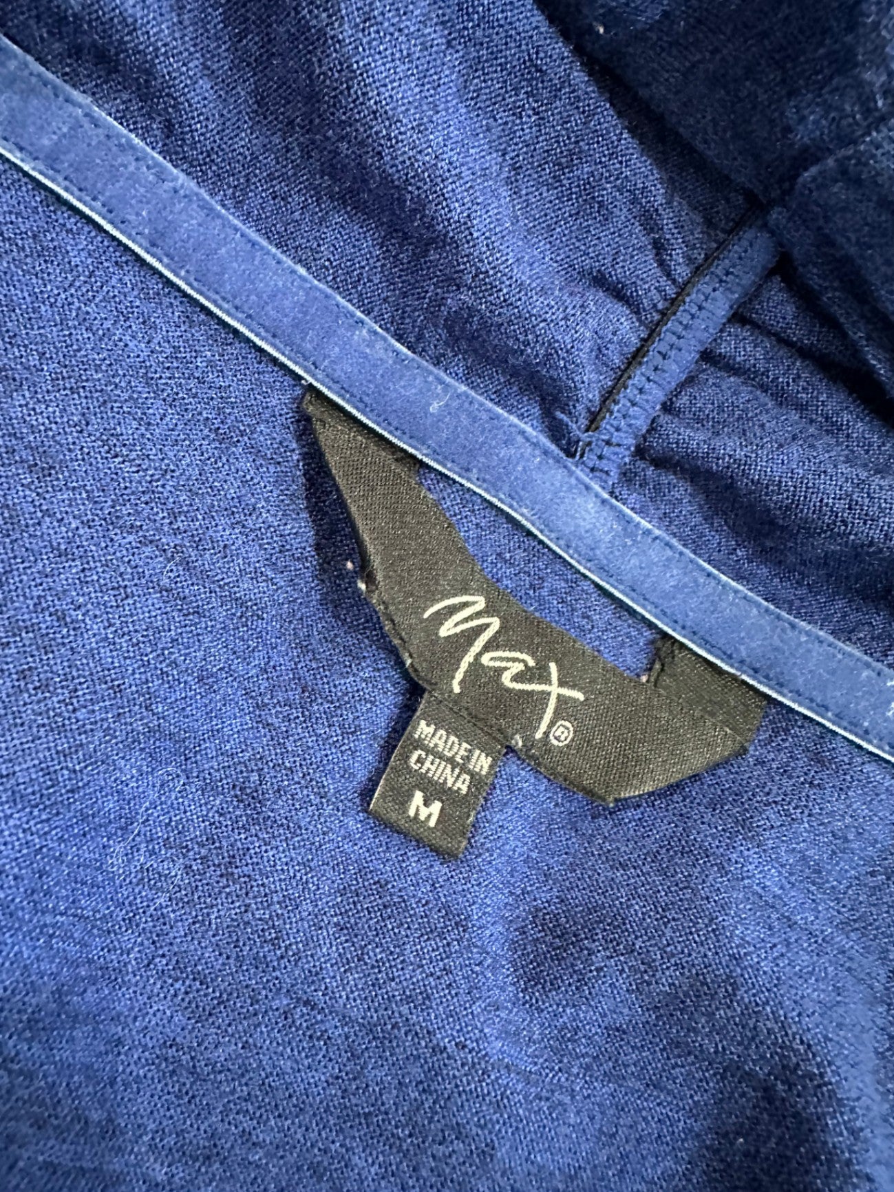 Max - Merino Cardigan - Medium - Blue