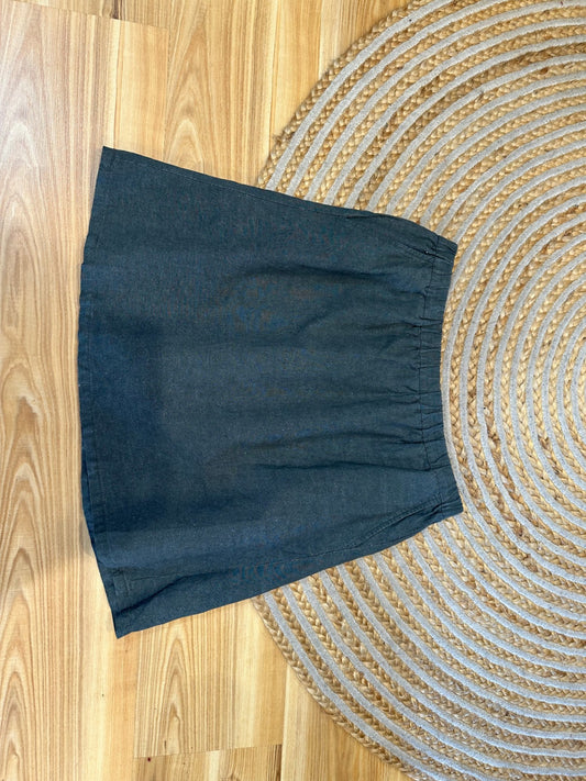 JNBY Skirt - Linen Blend - Extra Large Dark blue