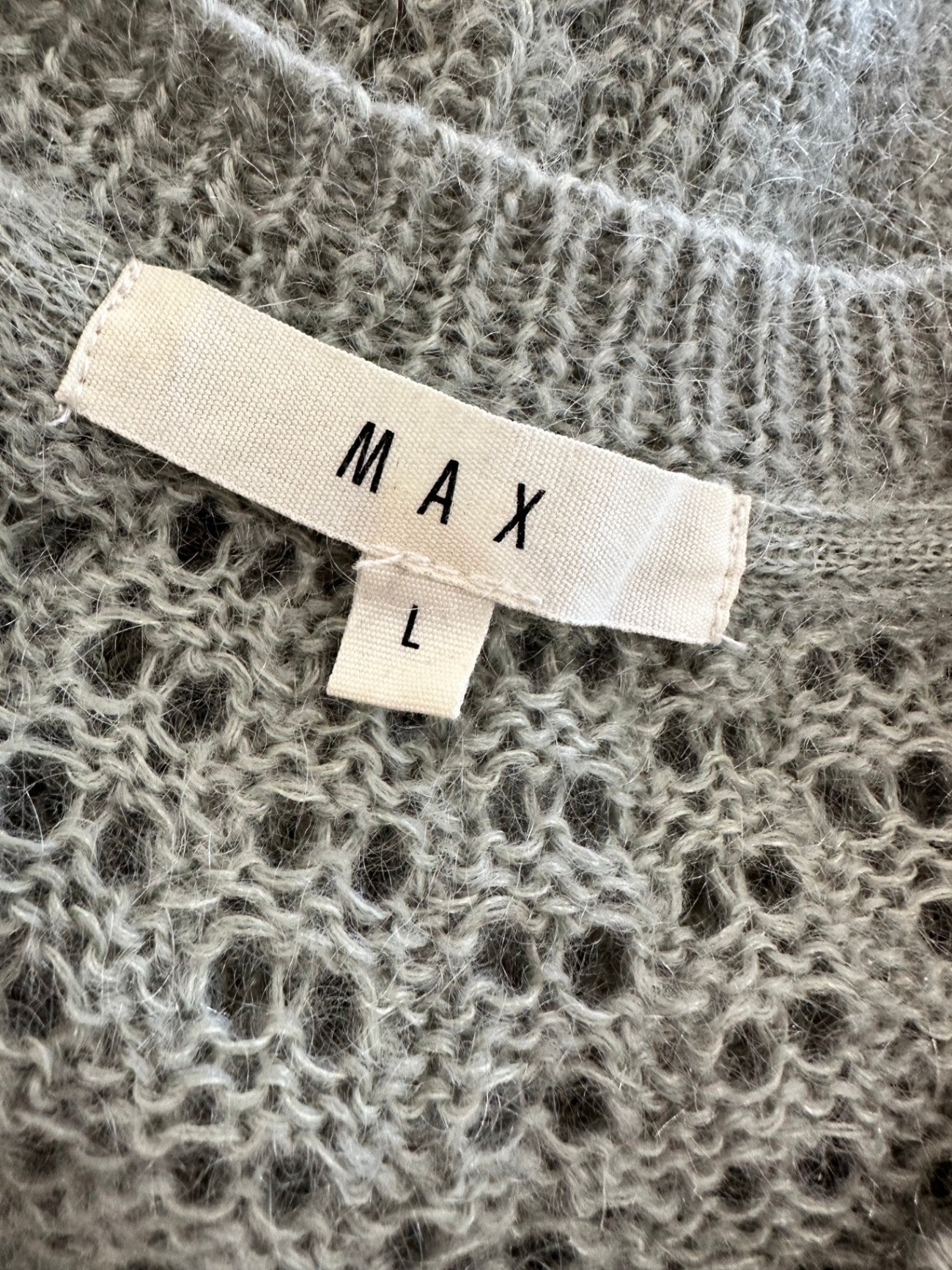 Max - Wool / Mohair Blend - Jumper - Large - Sea Foam