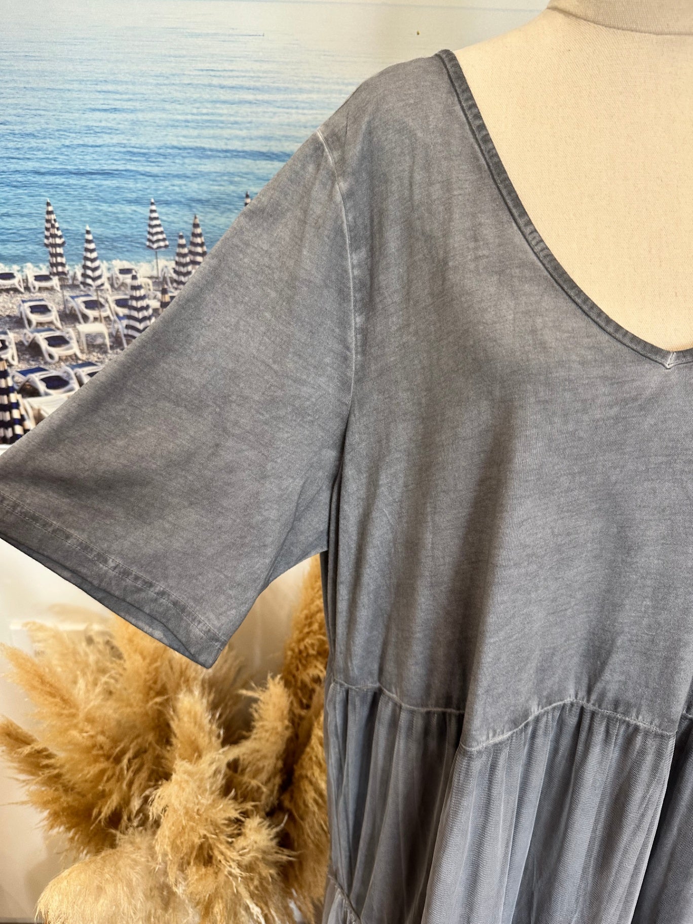 K+K - Tulle Dress - Extra Large - Grey