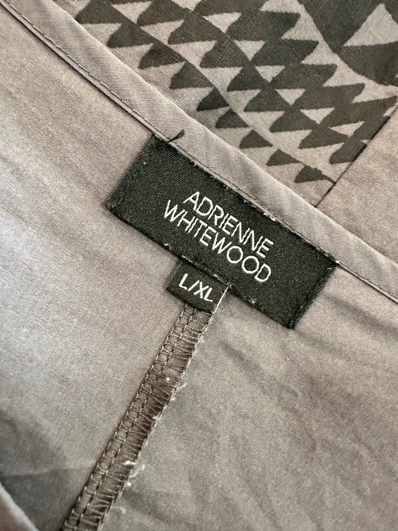 Adrienne Whitewood - Maxi Dress - Large / Extra Large - Grey + Black