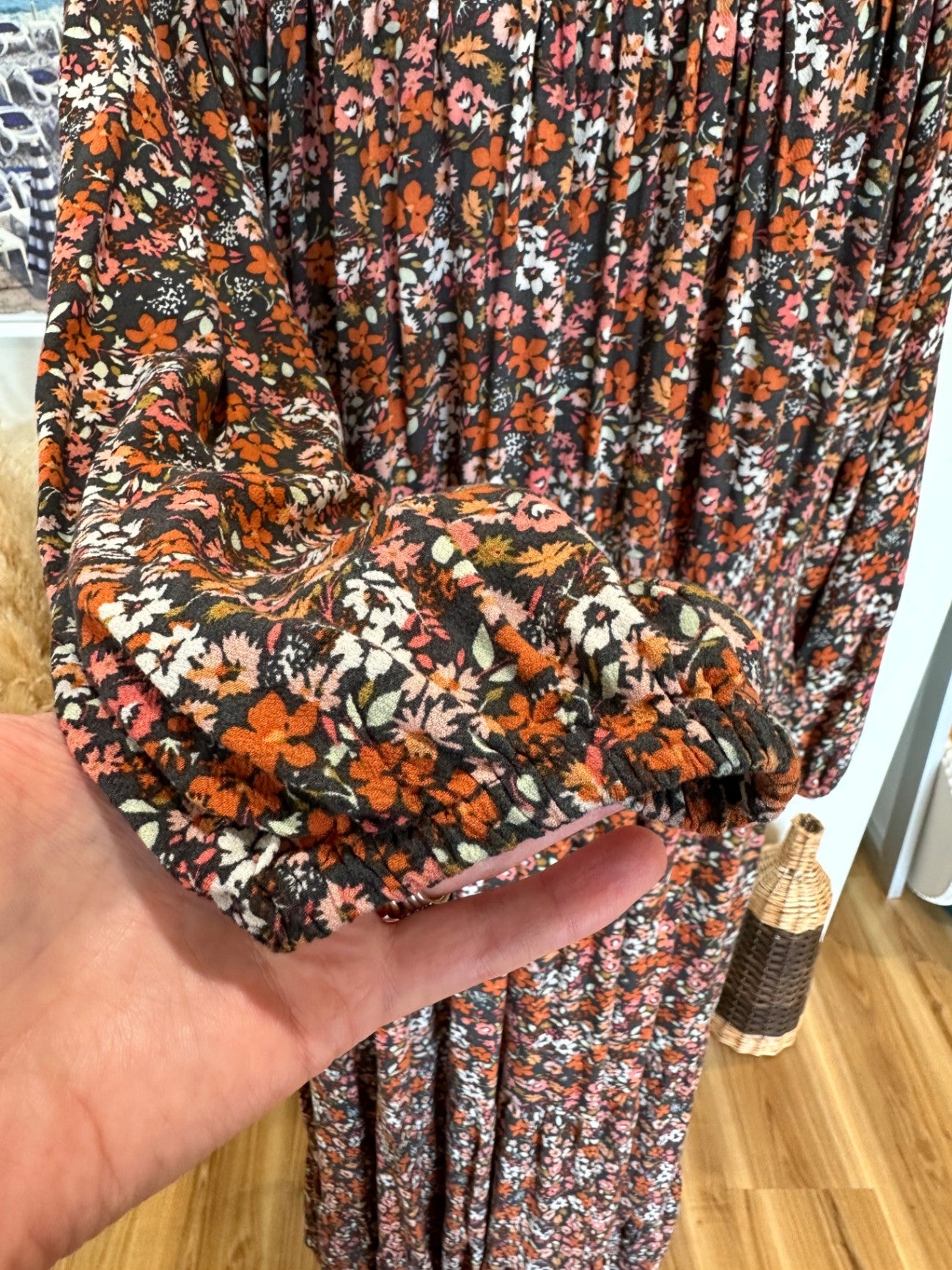 Sass - Maxi Dress - Size 20 - Autumnal Floral