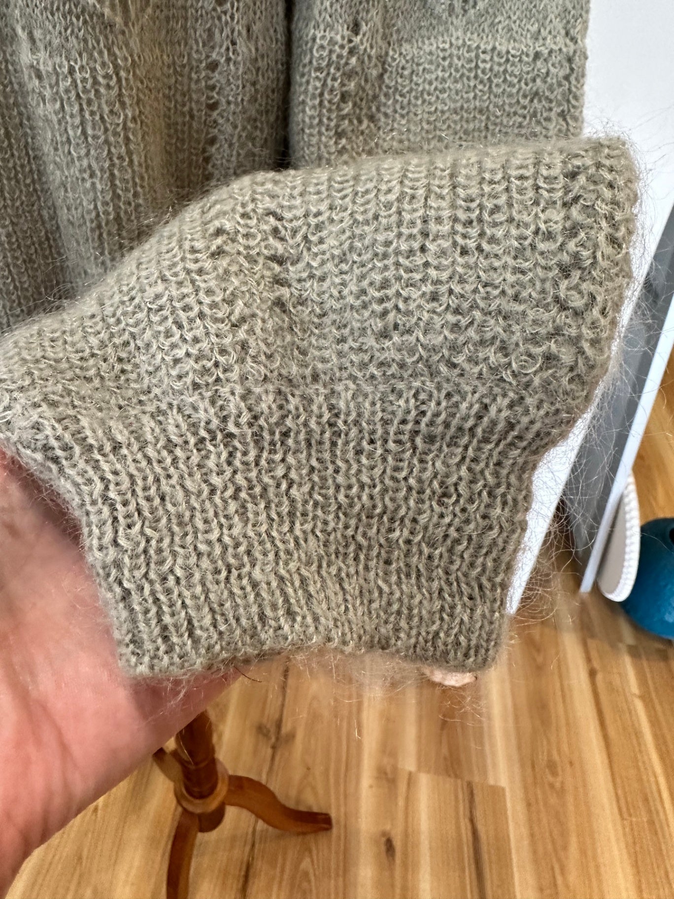 Max - Wool / Mohair Blend - Jumper - Large - Sea Foam