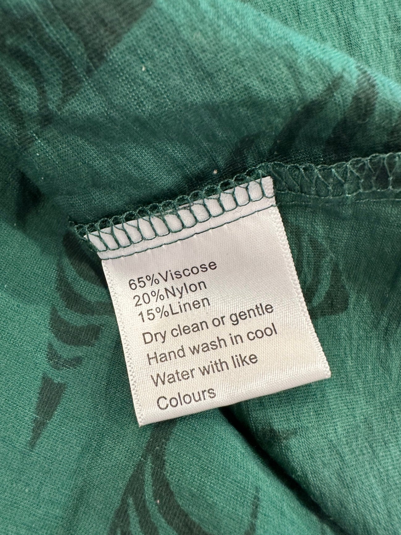 Adrienne Whitewood - Dress - Medium / Large - Green Black