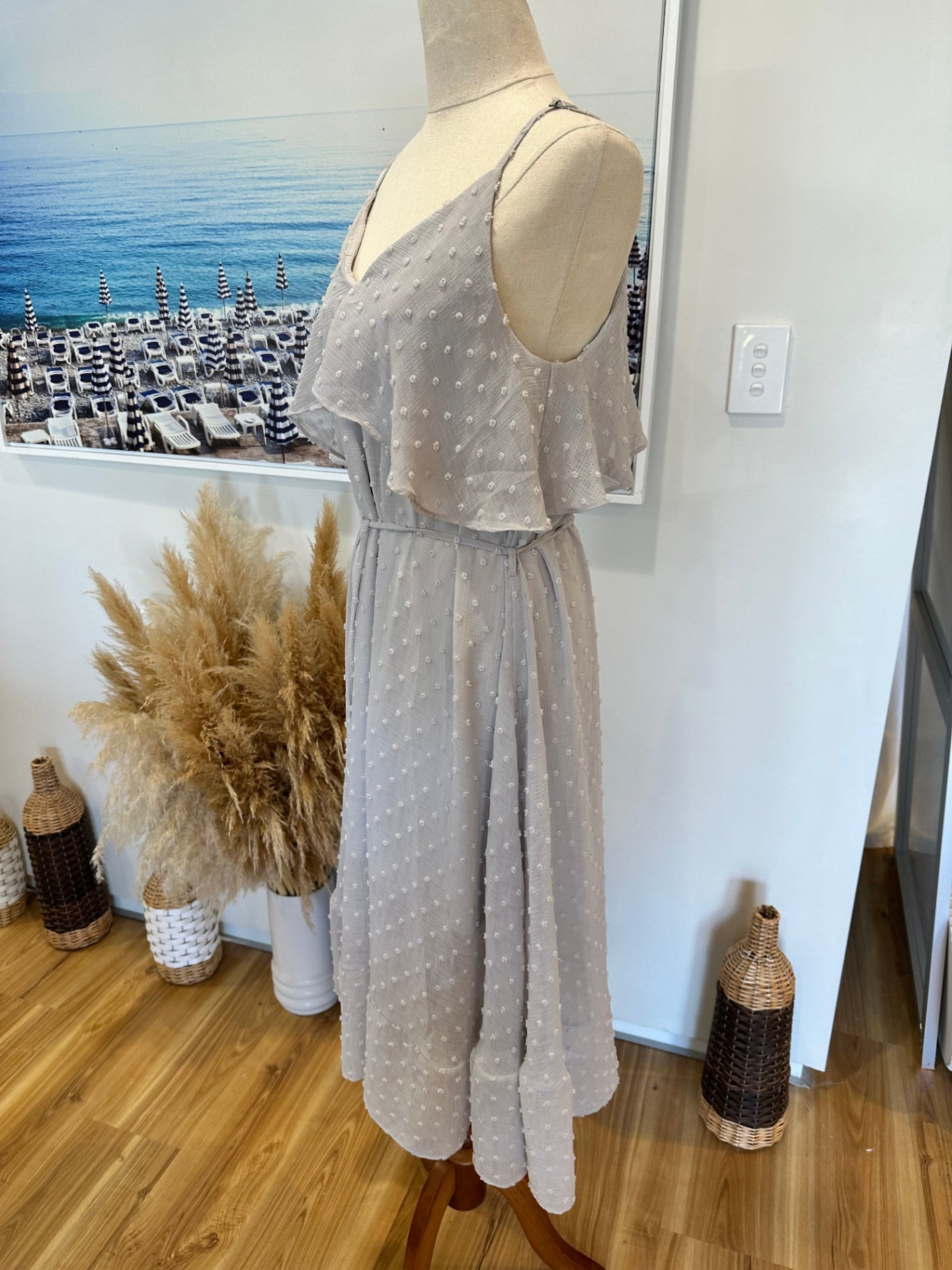 Shilla - Dress - Medium - Grey