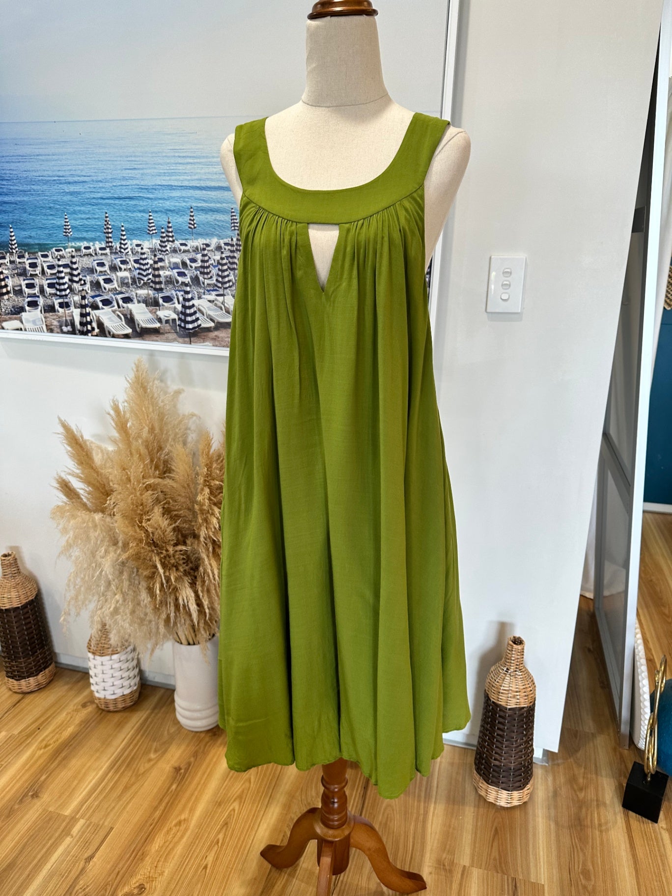 Karen Walker - Green Dress - Size 8