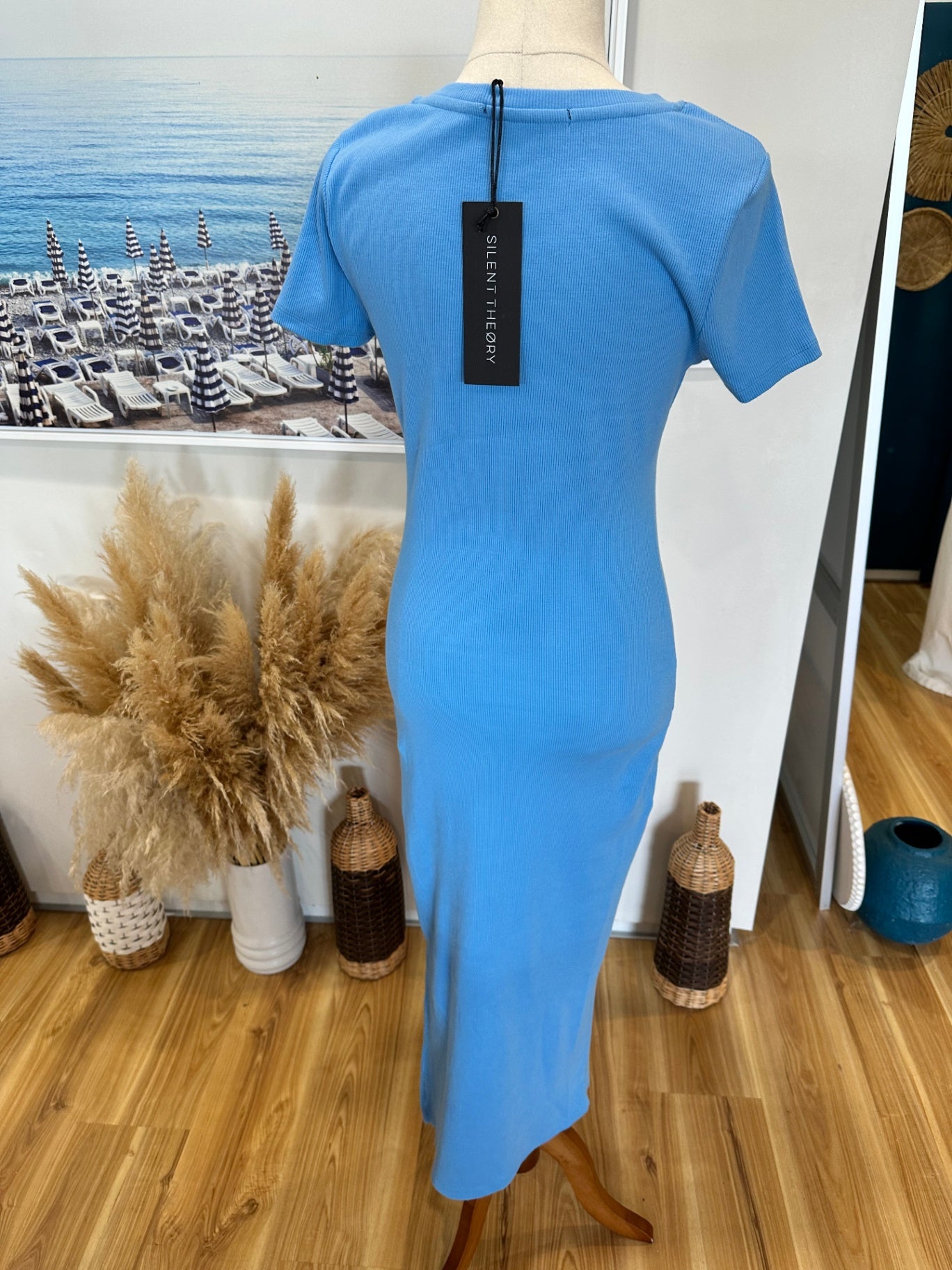 [NEW] Silent Theory - T-Shirt Dress - Size 10 - Blue - RRP $69.95