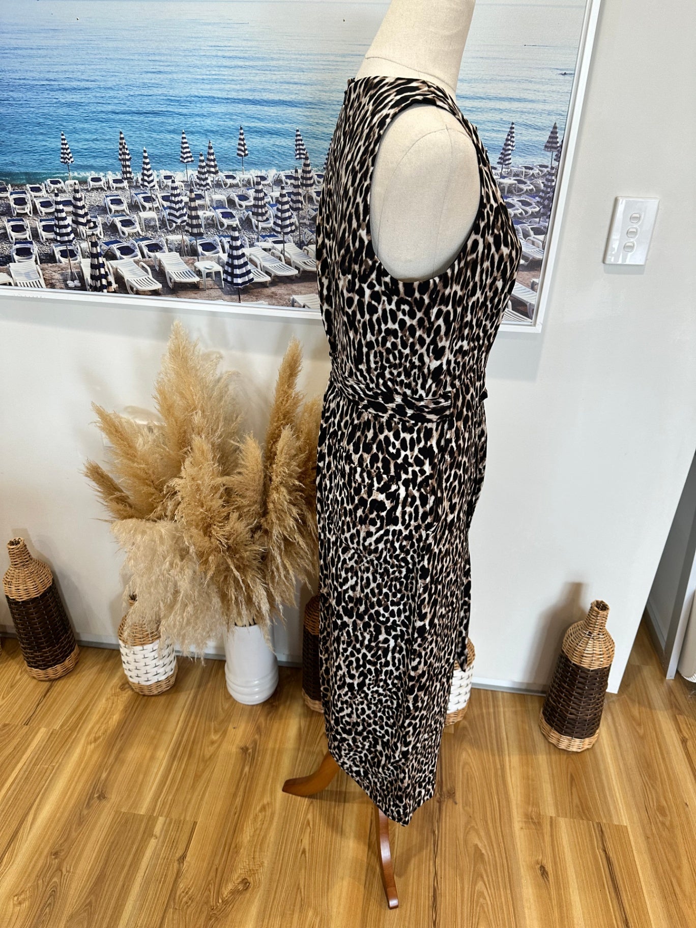 Banana Republic Jumpsuit - Size 4 (approx Medium) - Leopard print