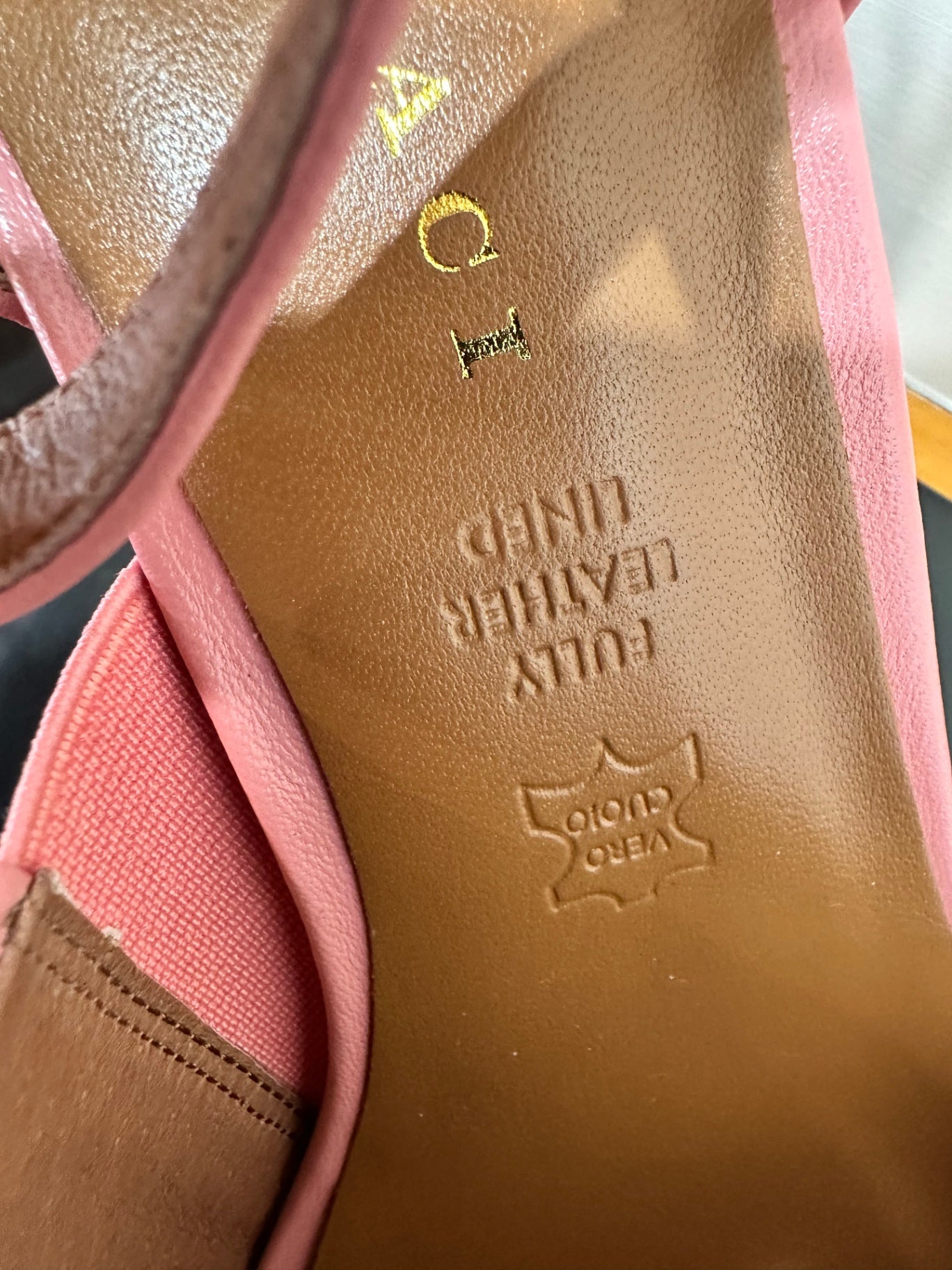 Mi Piaci - Leather Heels - Size EU 39 - Pink 