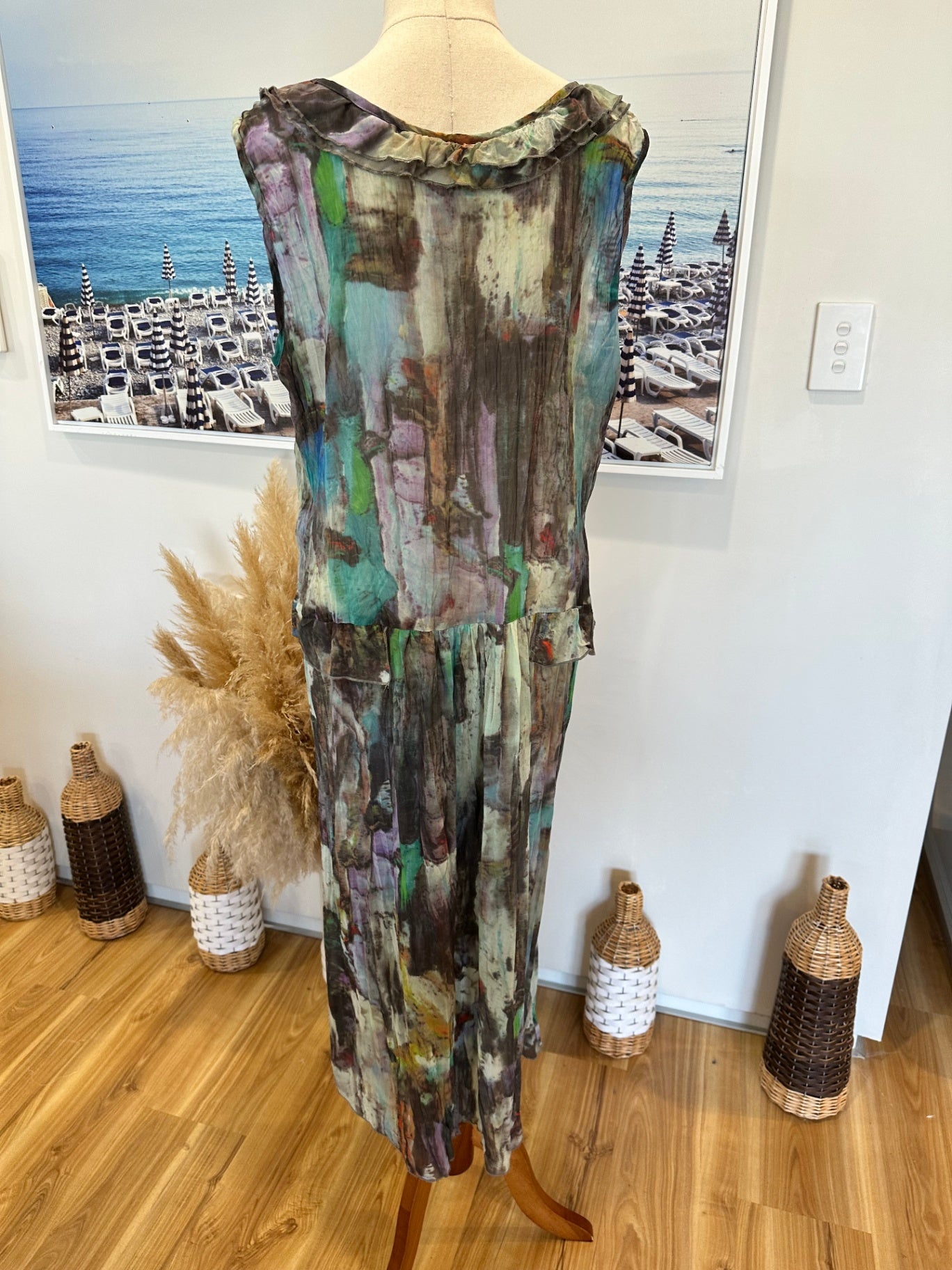 Watercolour Dress - Medium / Large 