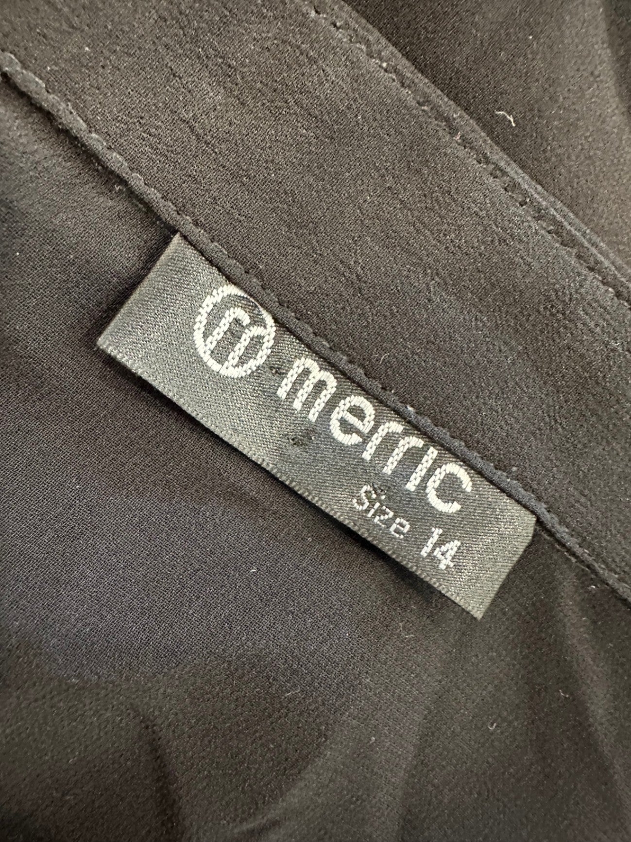 Merric Blouse - Size 14 - Orange + Black