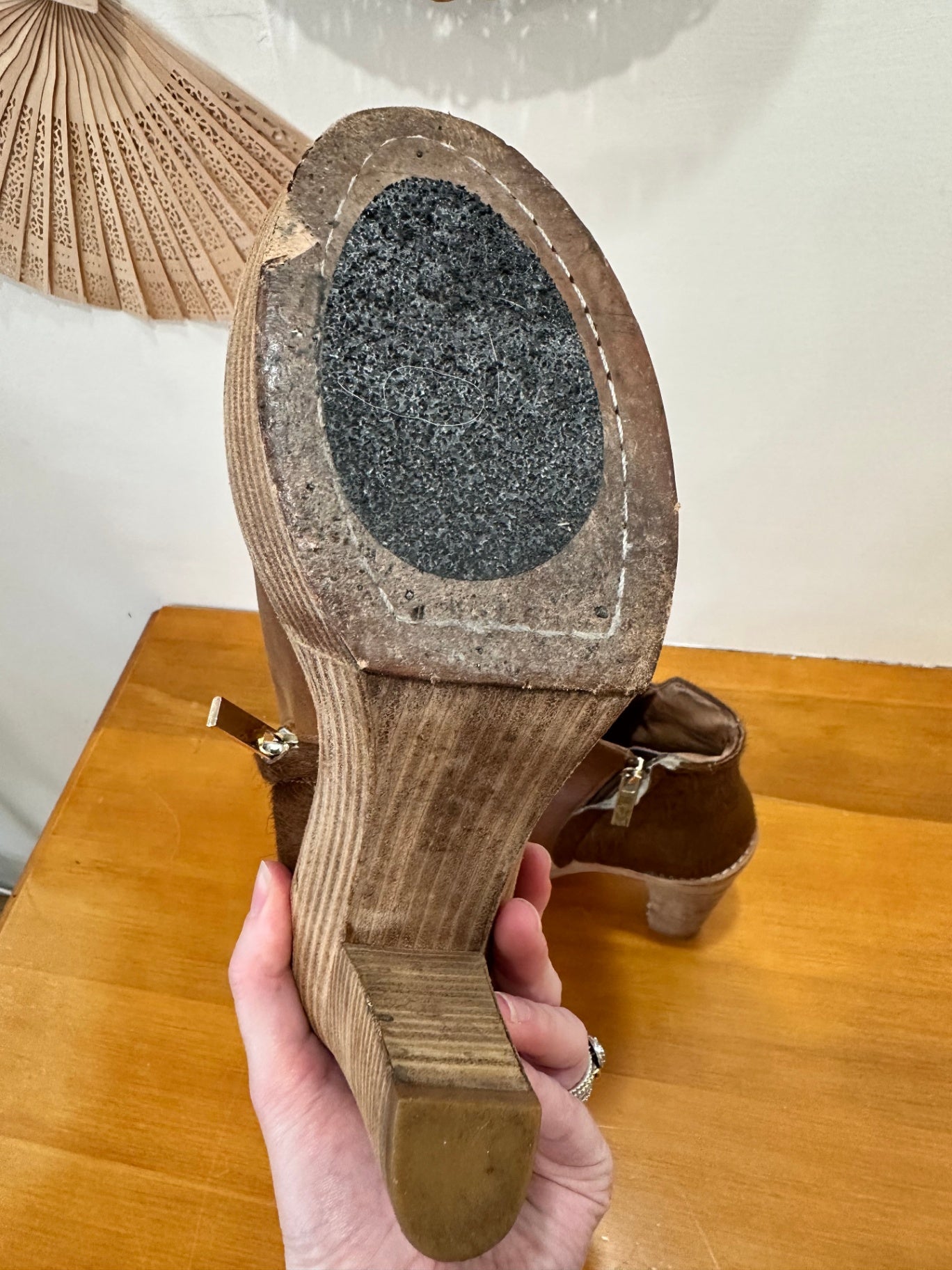 Beau Coops Platform Leather Boots - Size EU 39 - Brown