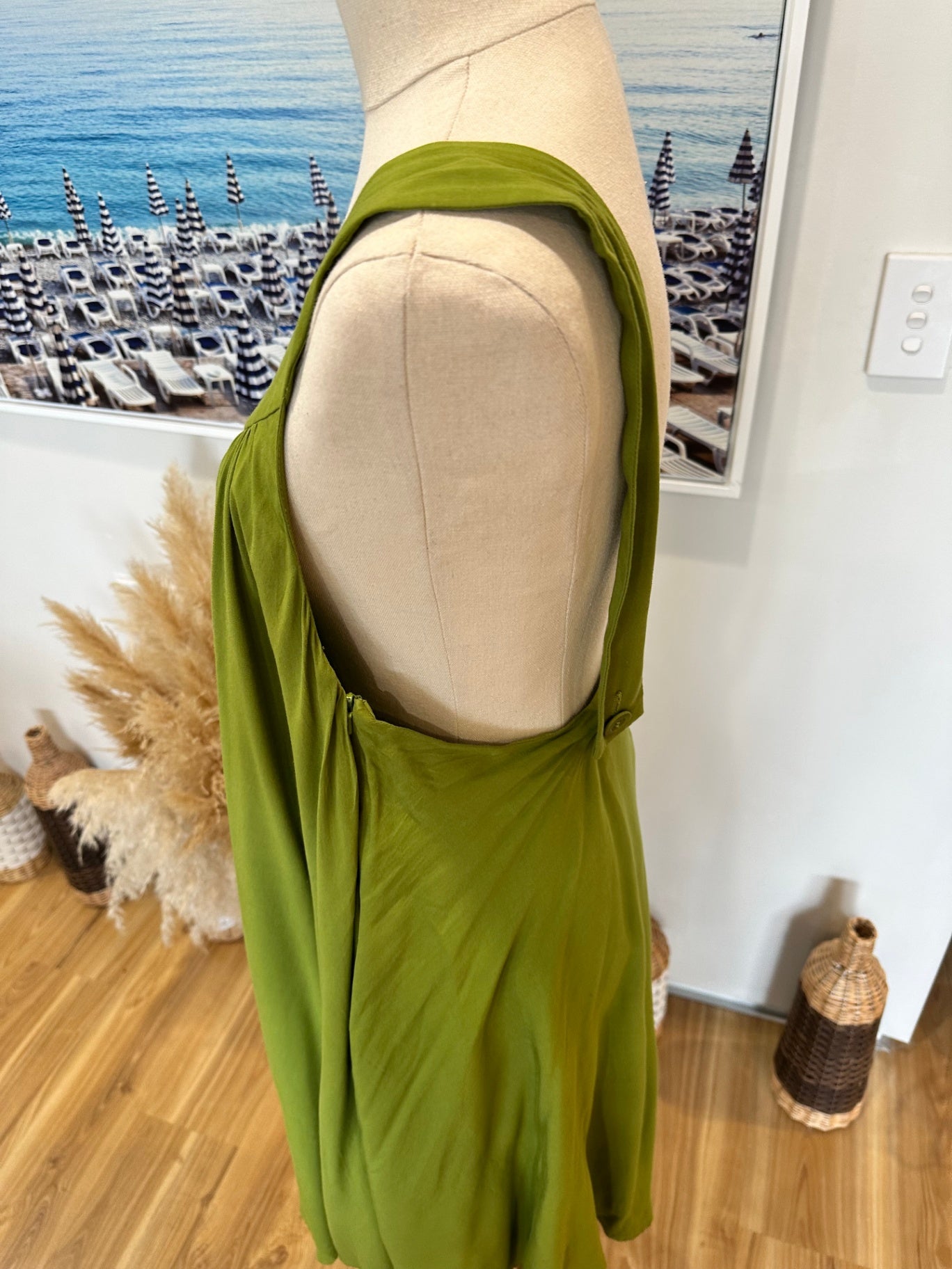 Karen Walker - Green Dress - Size 8