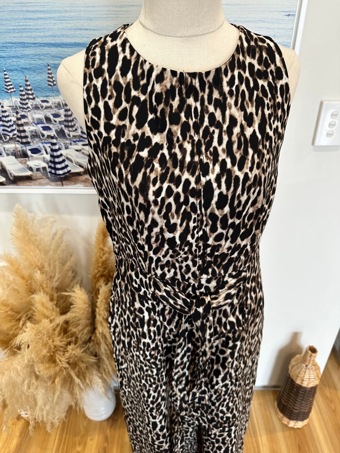 Banana Republic Jumpsuit - Size 4 (approx Medium) - Leopard print