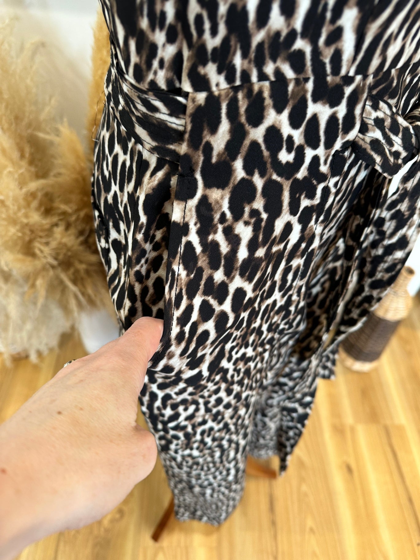 Banana Republic Jumpsuit - Size 4 (approx Medium) - Leopard print