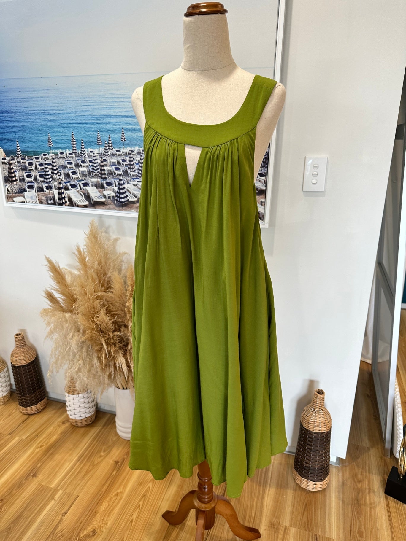 Karen Walker - Green Dress - Size 8