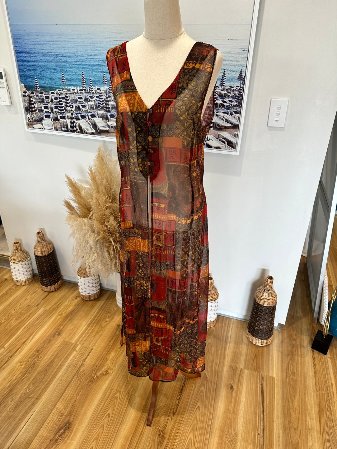 Vintage - Signe Incognito - Duster Jacket - Small / Medium - Autumnal Tones