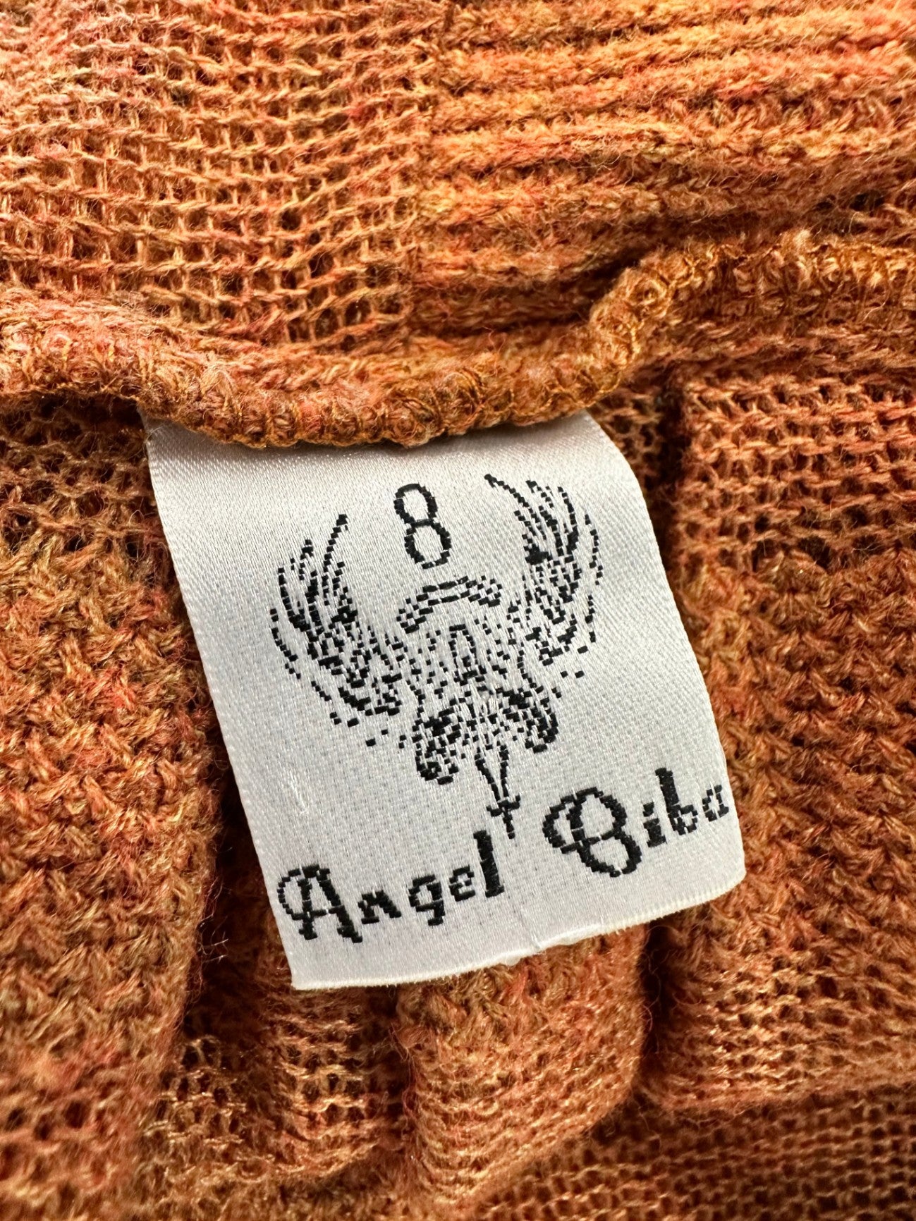Angel Biba - Cardigan - One Size - Rust Orange