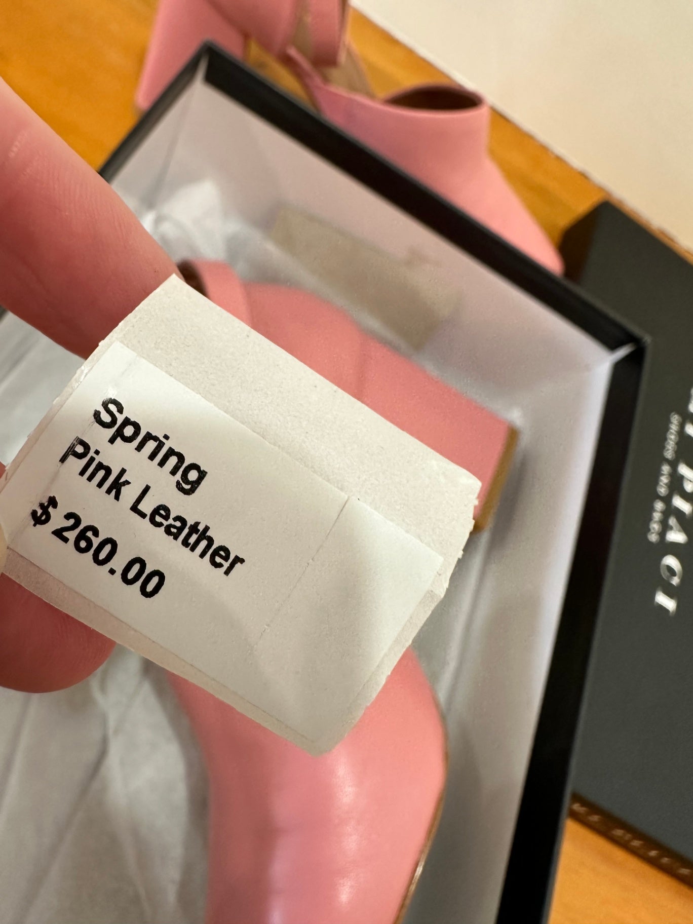 Mi Piaci - Leather Heels - Size EU 39 - Pink 