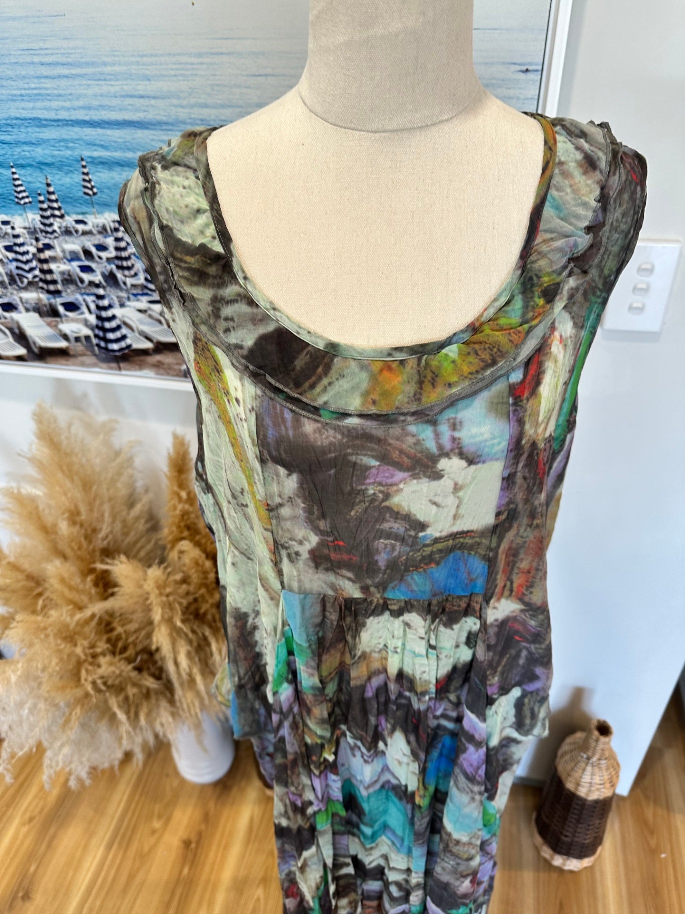 Watercolour Dress - Medium / Large 