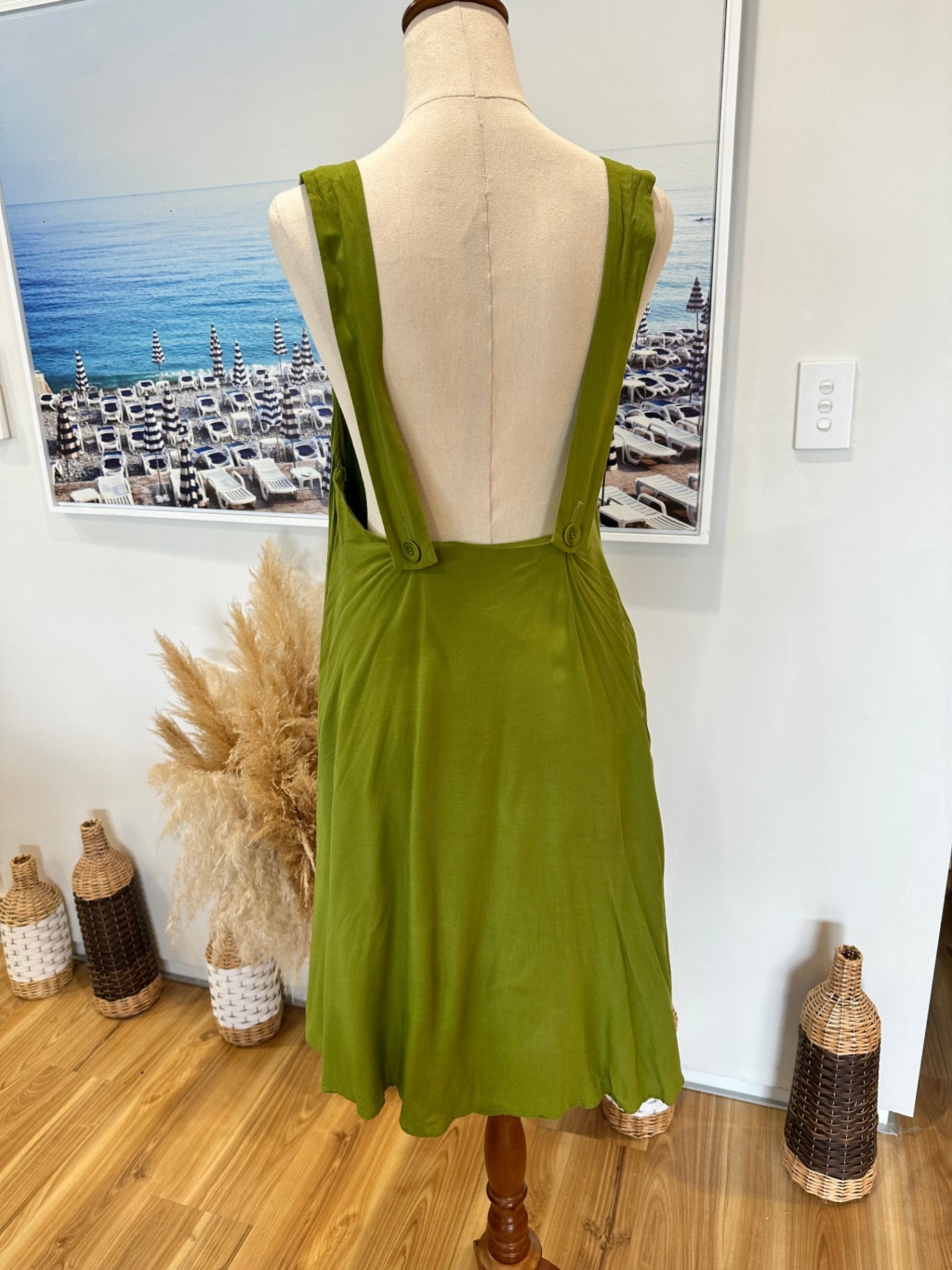 Karen Walker - Green Dress - Size 8