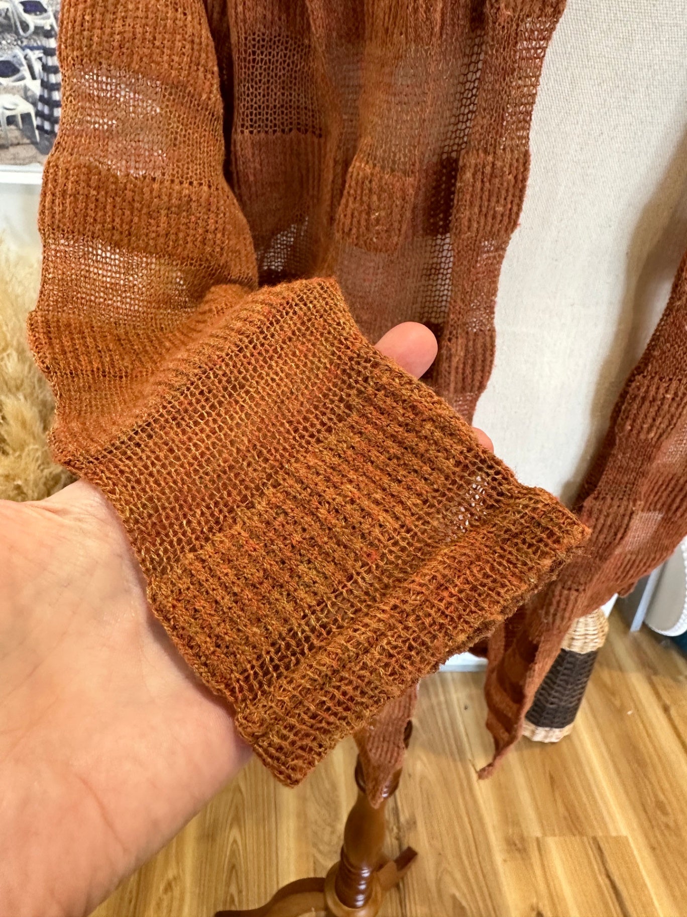 Angel Biba - Cardigan - One Size - Rust Orange