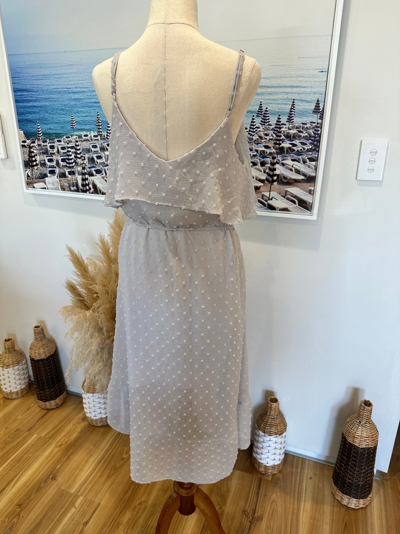 Shilla - Dress - Medium - Grey