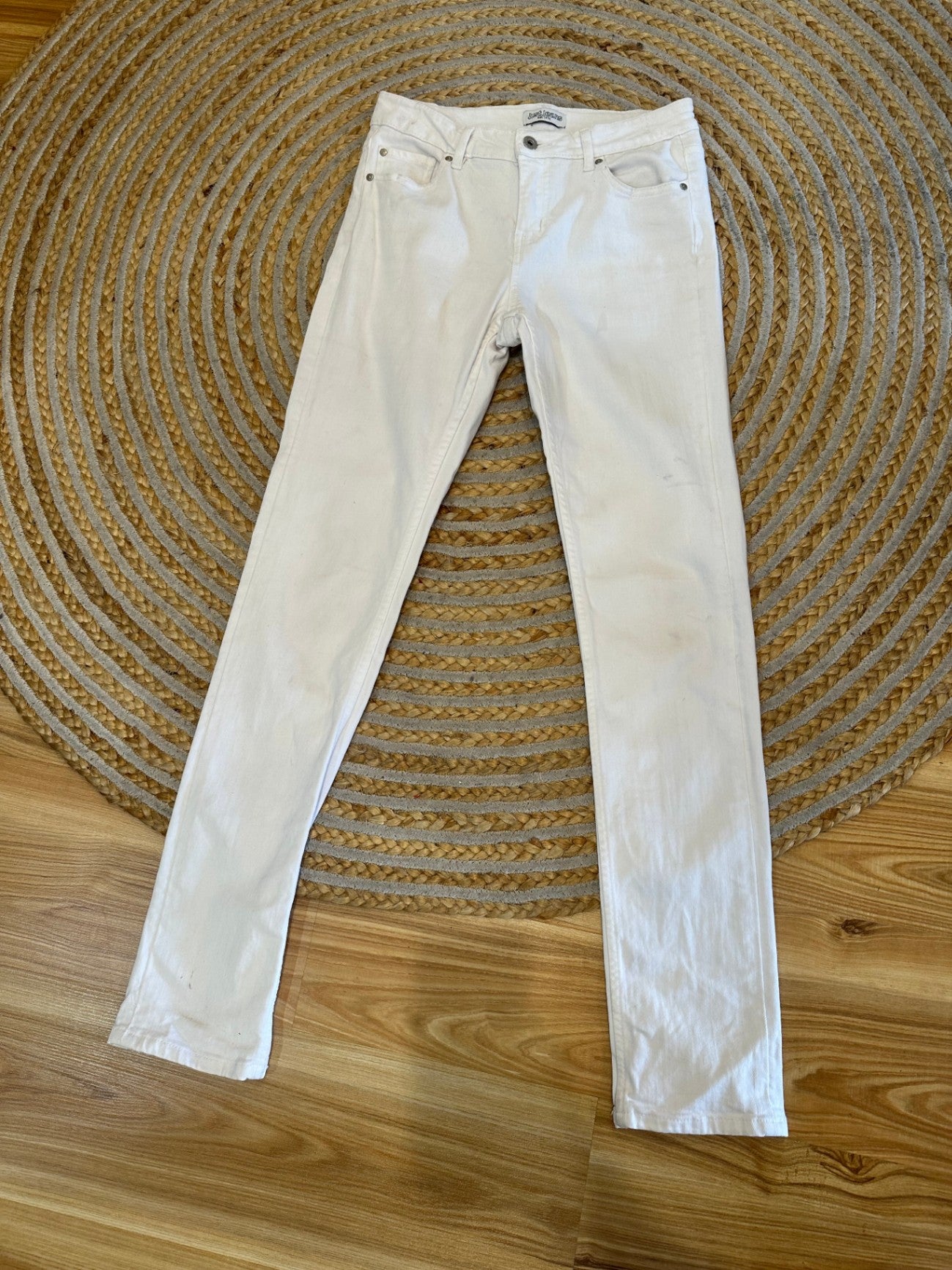 Just Jeans - White Jeans - Size 8 [Some light marks]