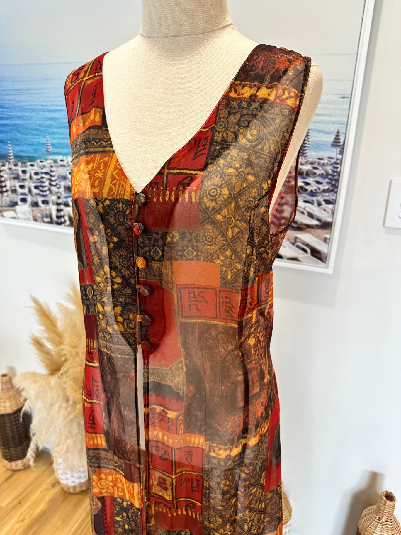 Vintage - Signe Incognito - Duster Jacket - Small / Medium - Autumnal Tones