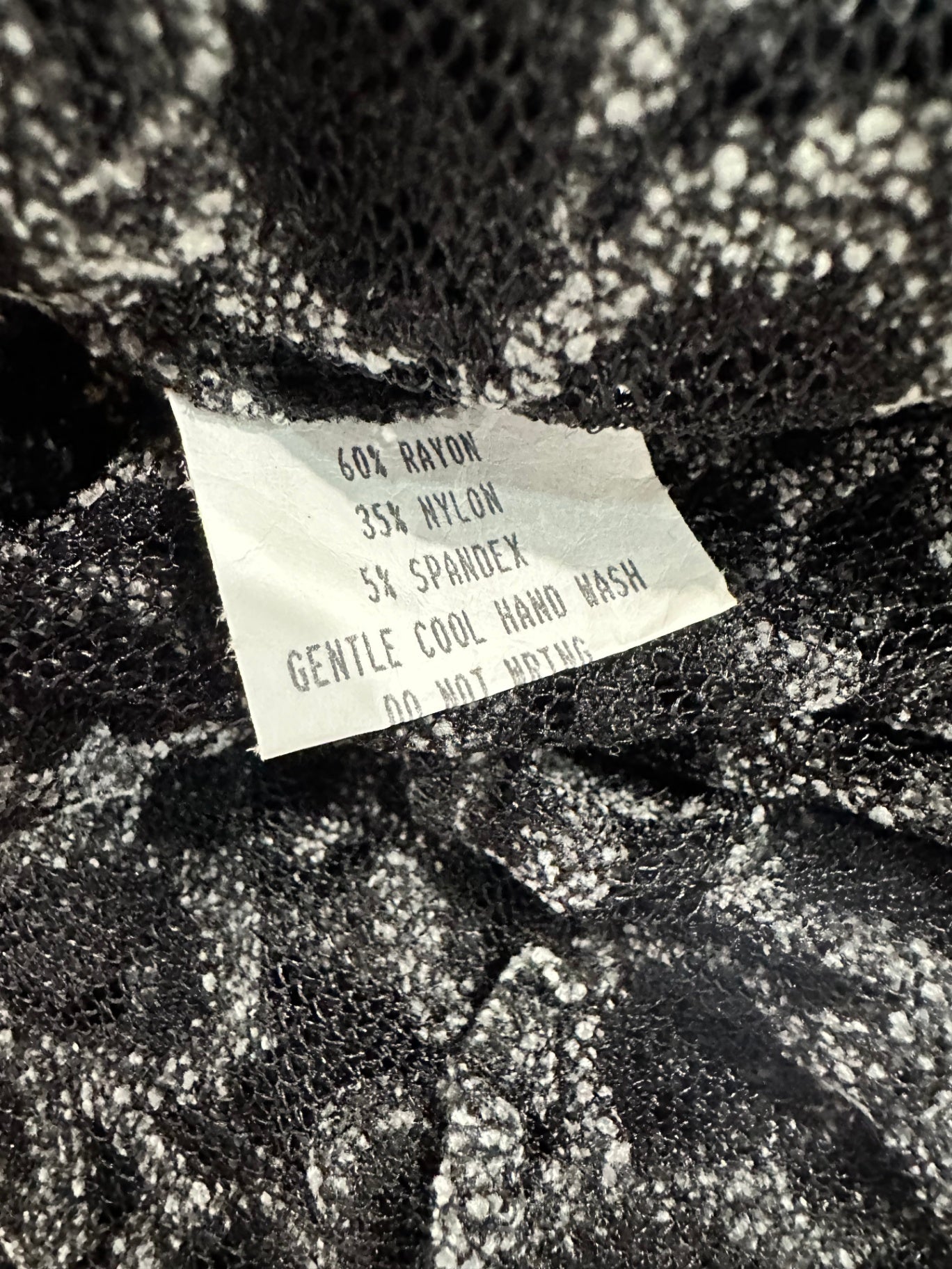 Pierre Cardin - Paris Blouse - Small / Medium - Black and grey