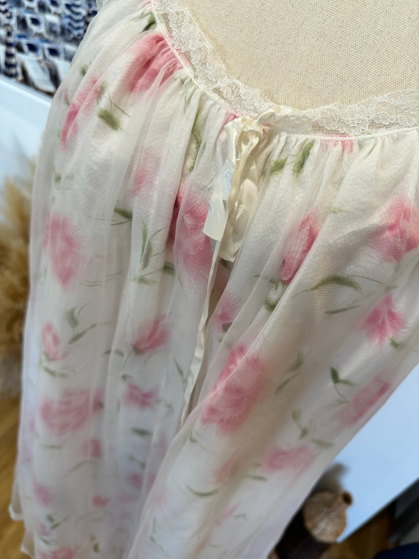 Vintage - St Mark's Dress - Medium - Pink + White
