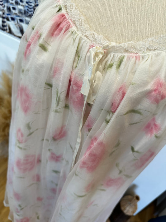 Vintage - St Mark's Dress - Medium - Pink + White